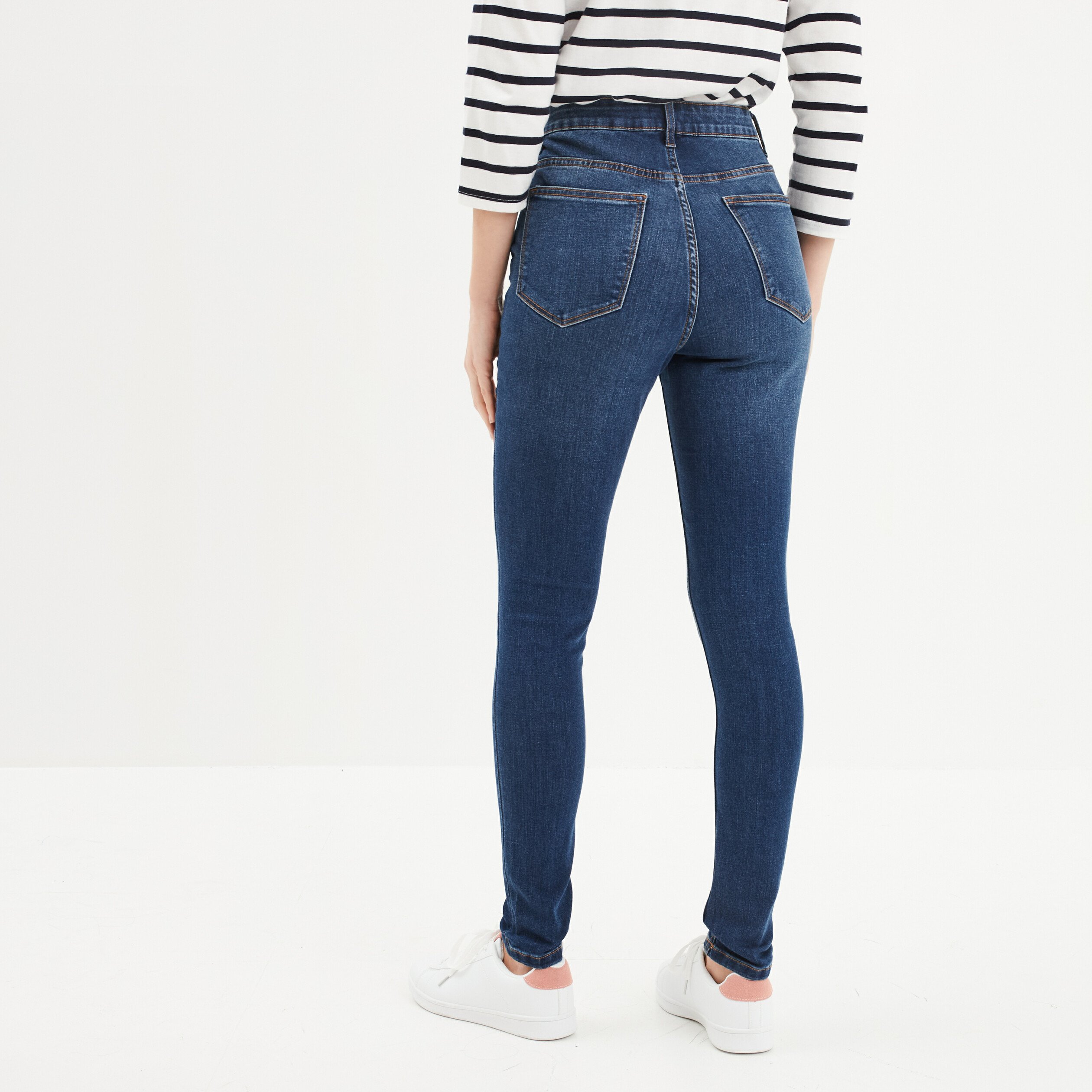 Jeans Skinny Taille Haute Denim Stone Femme La Halle