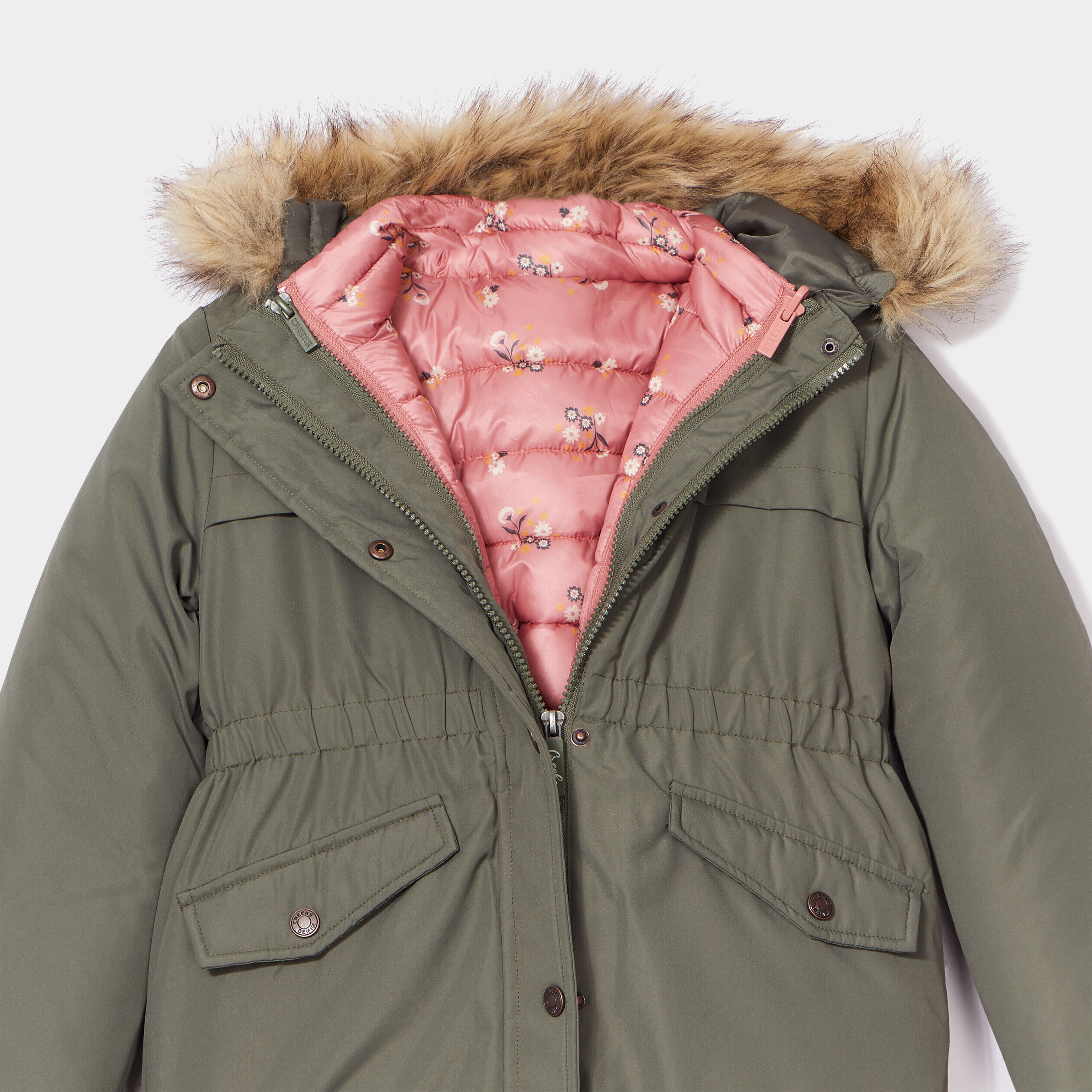 Manteau Vert fille pas cher