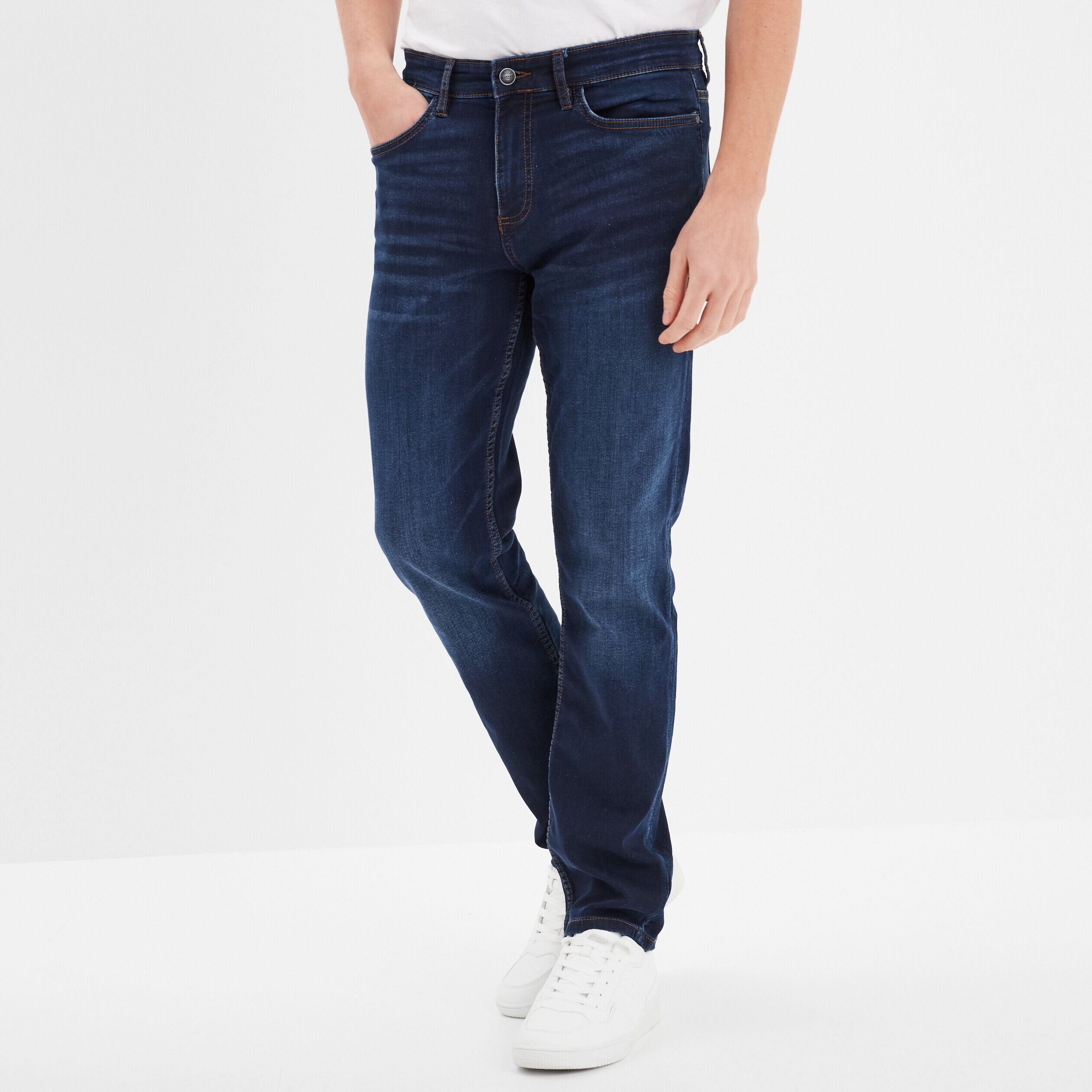 Jean regular best sale homme pas cher