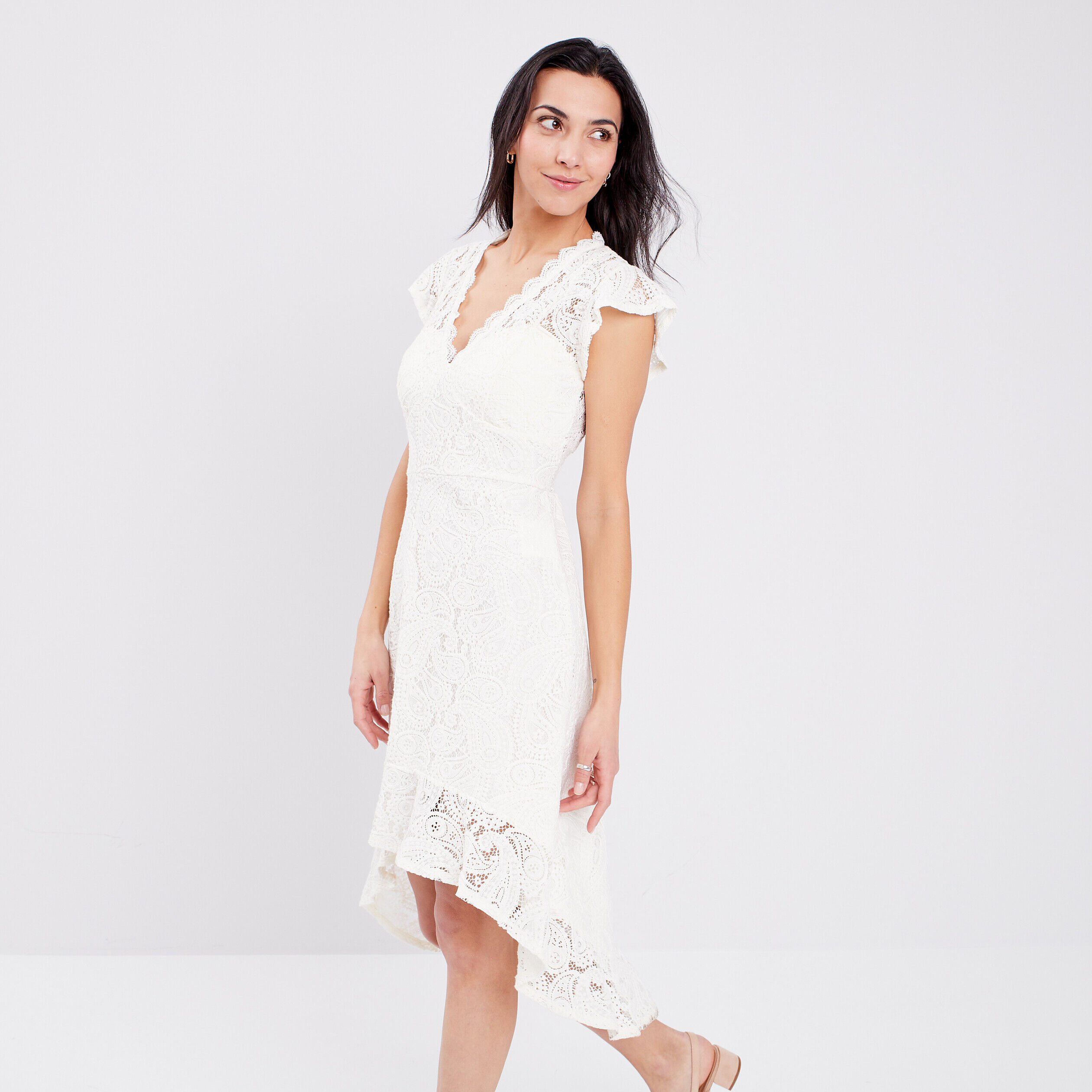 Robe combinaison Blanc femme pas cher La Halle