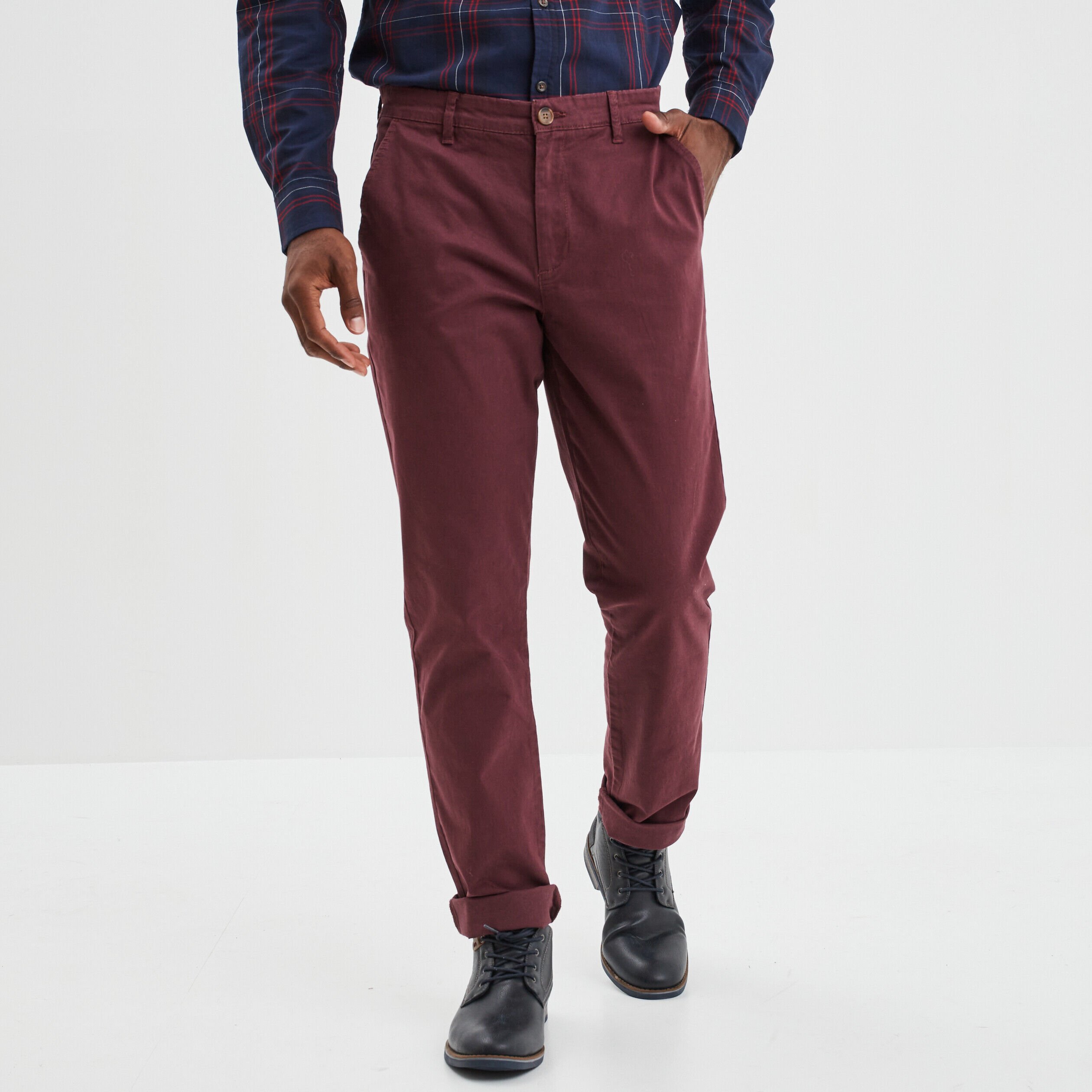 Chino best sale violet homme