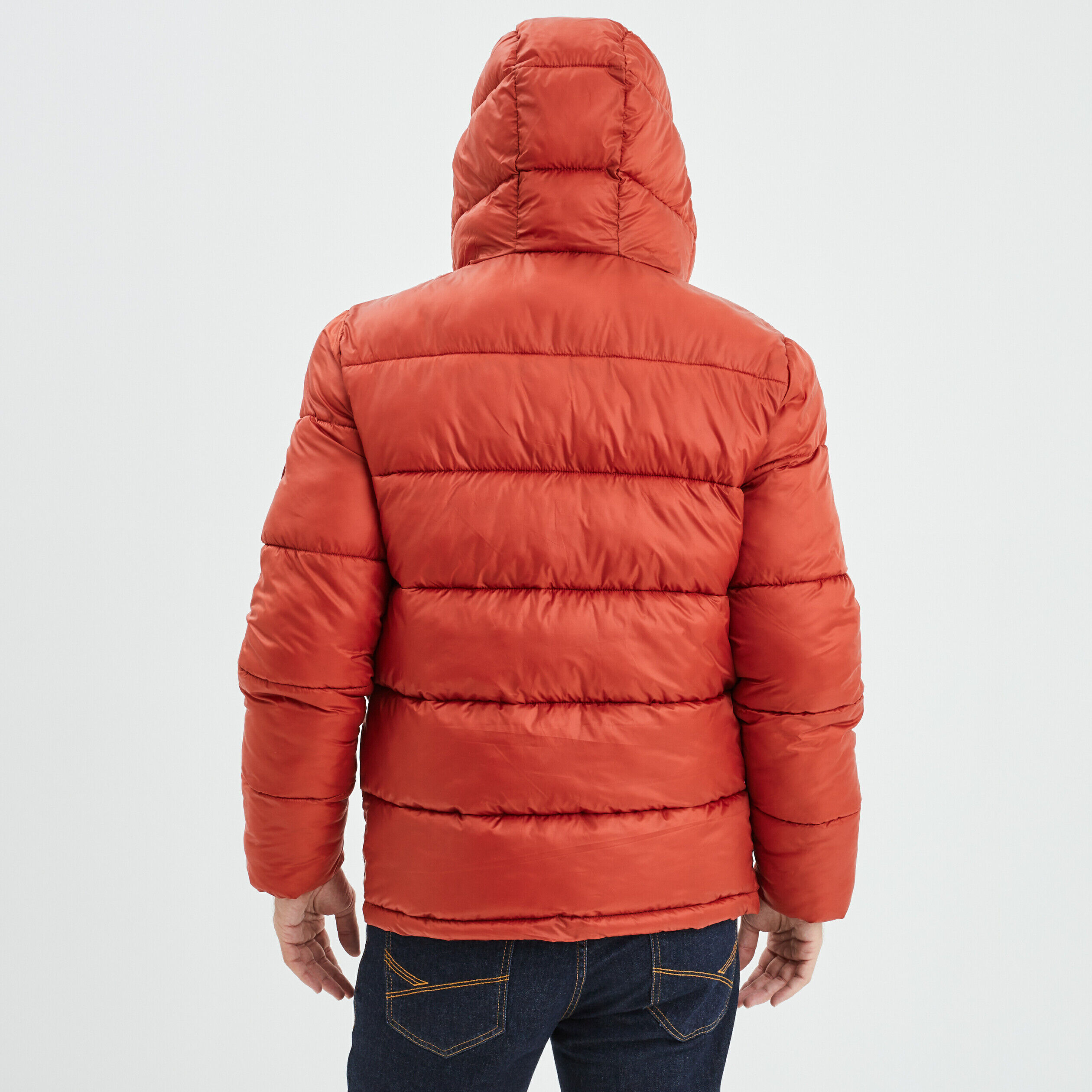 Doudoune homme orange outlet pas cher