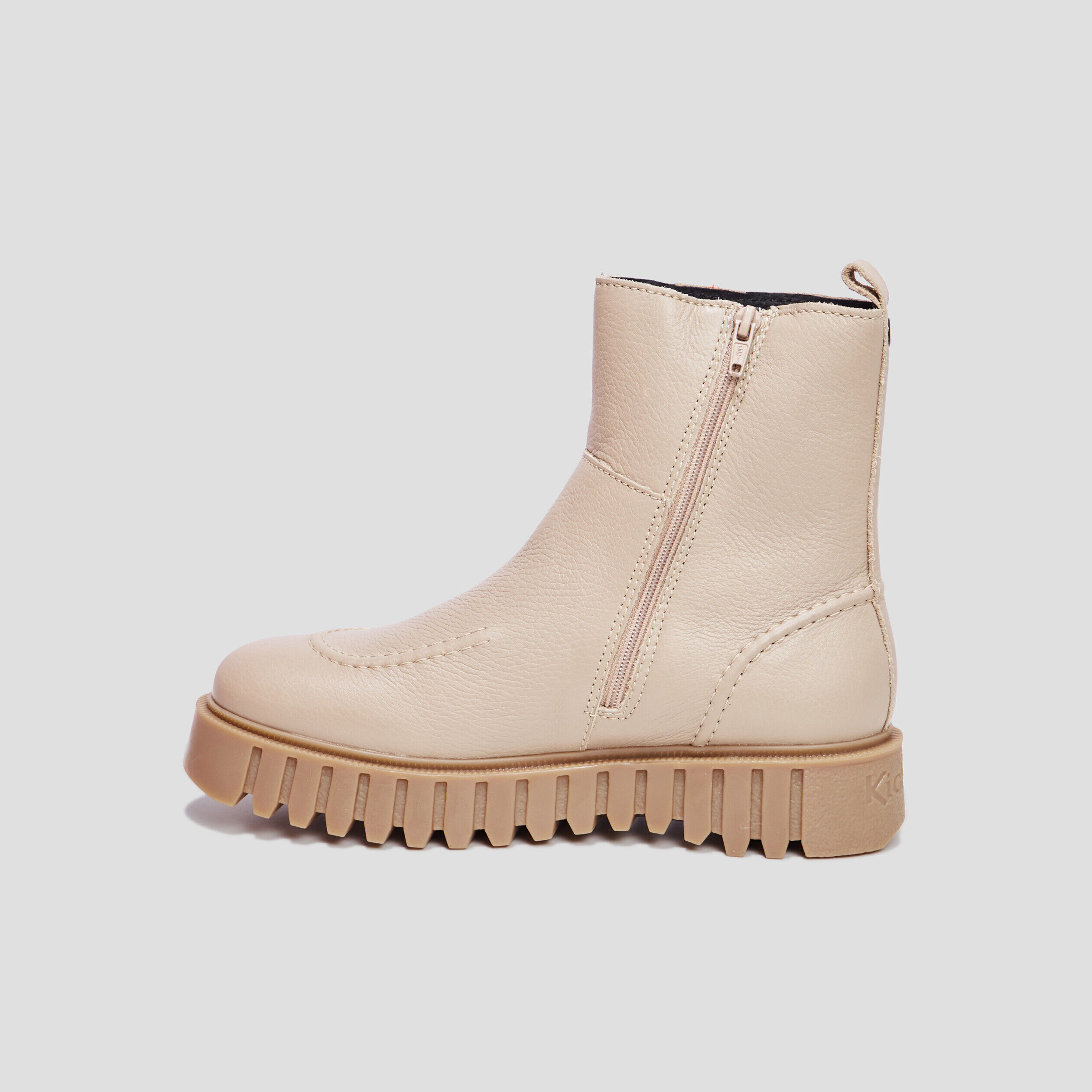 Bottines plates beige online