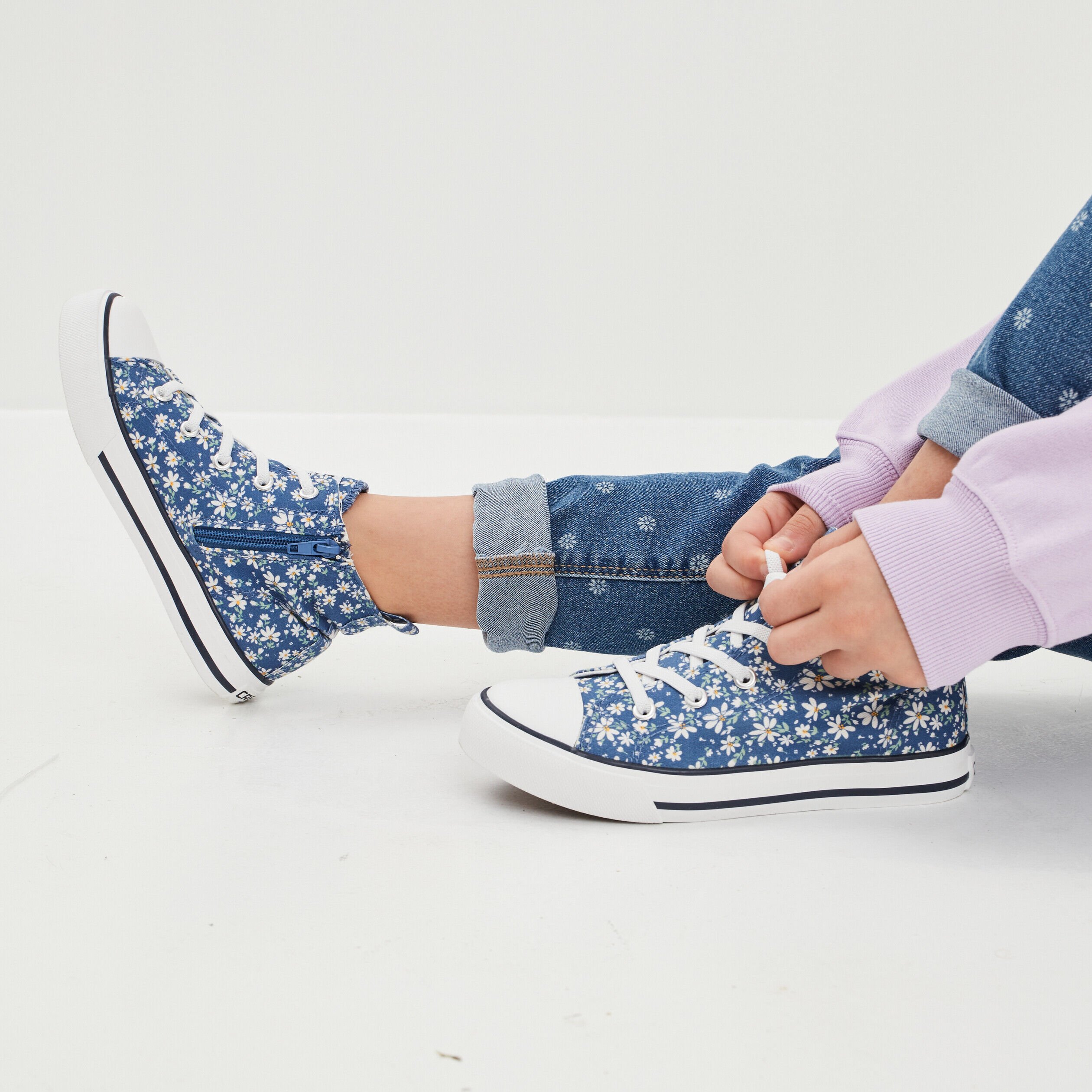 Chaussures en toile fille pas chers La Halle