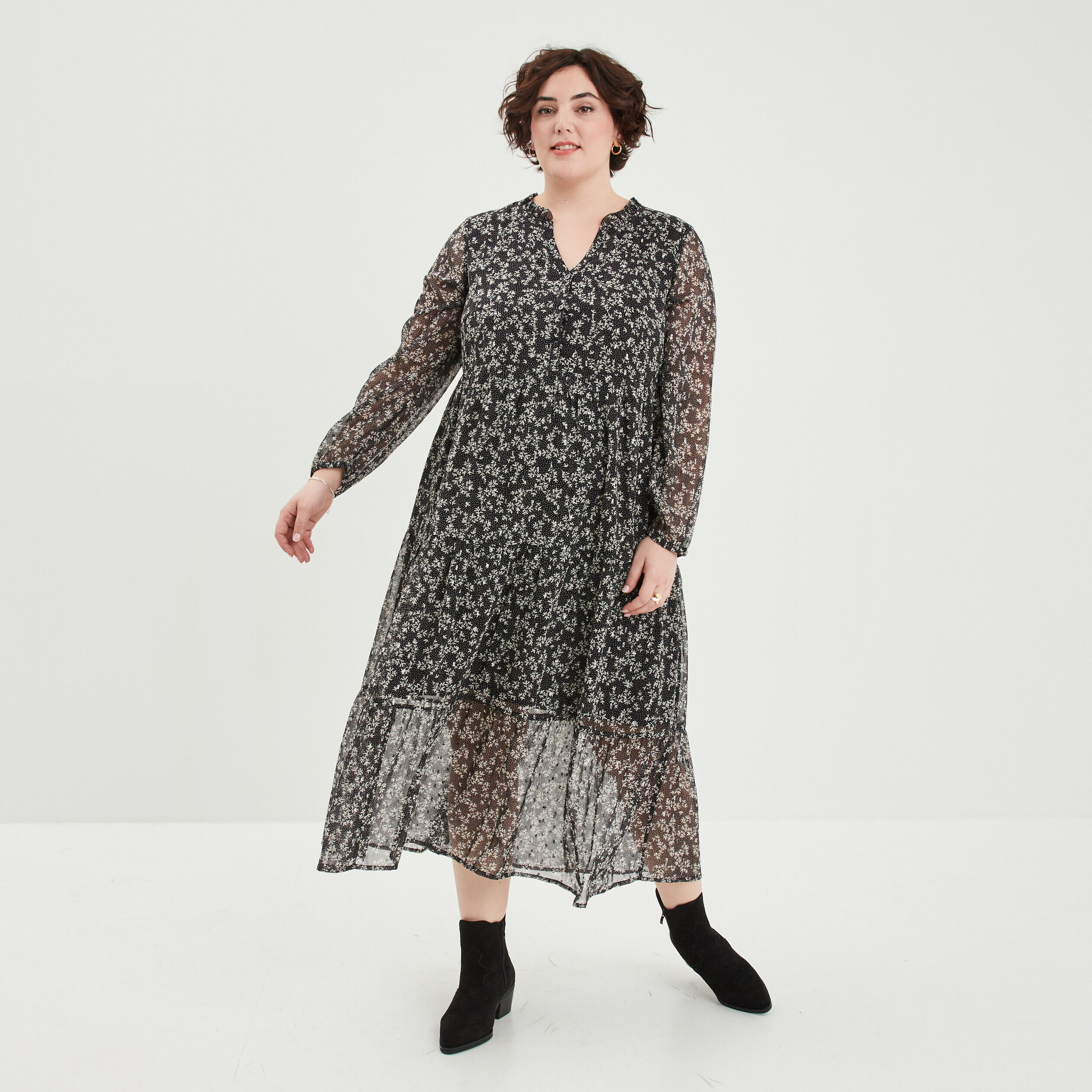 Robe longue été discount pas cher grande taille