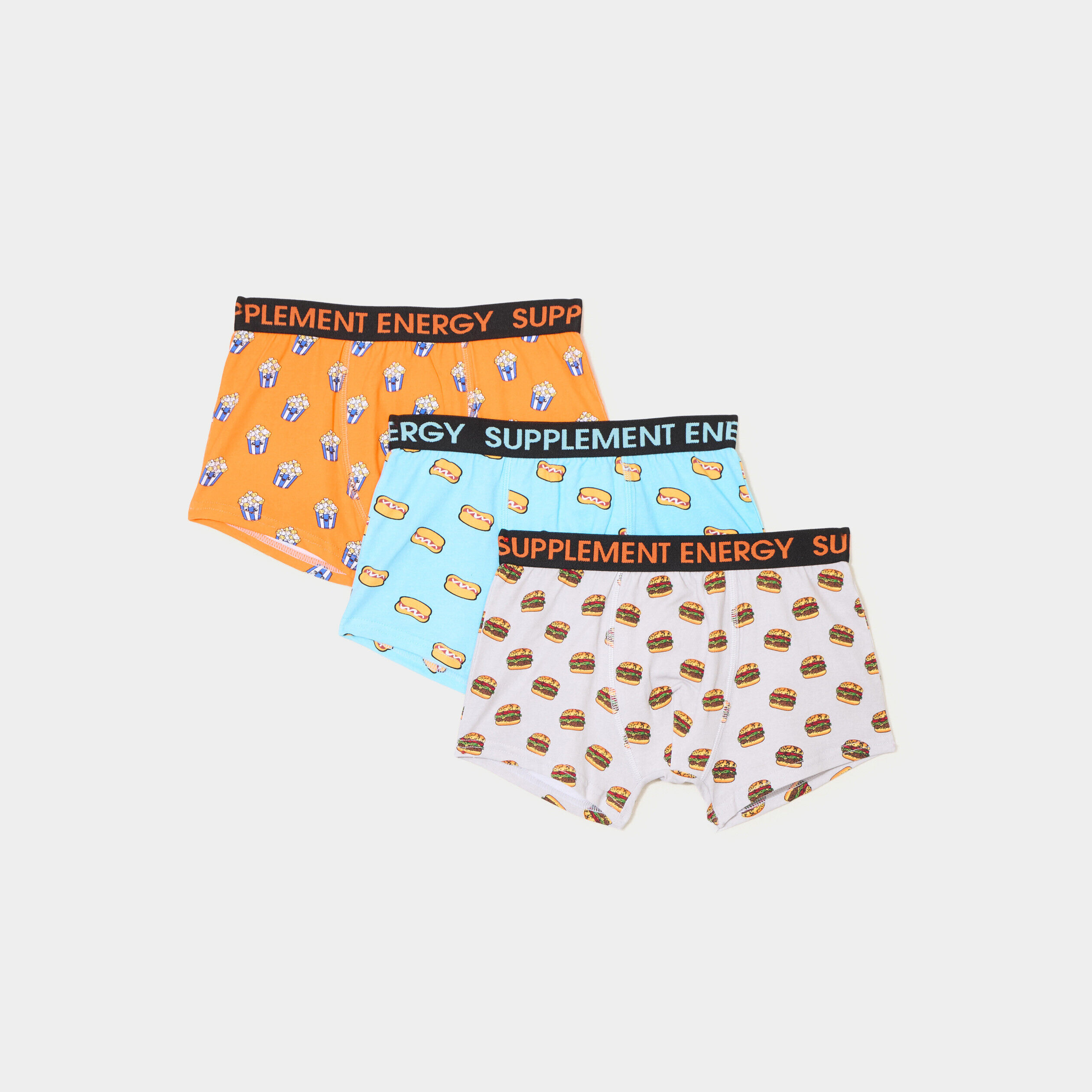 Lot boxer garcon pas cher sous vetements enfant Bleu La Halle