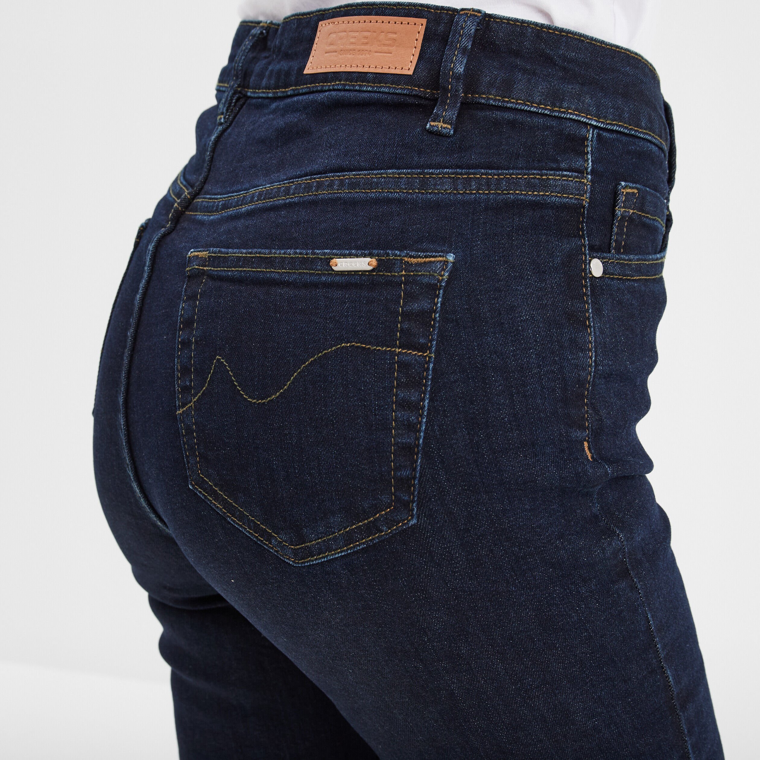 Jean regular outlet femme pas cher