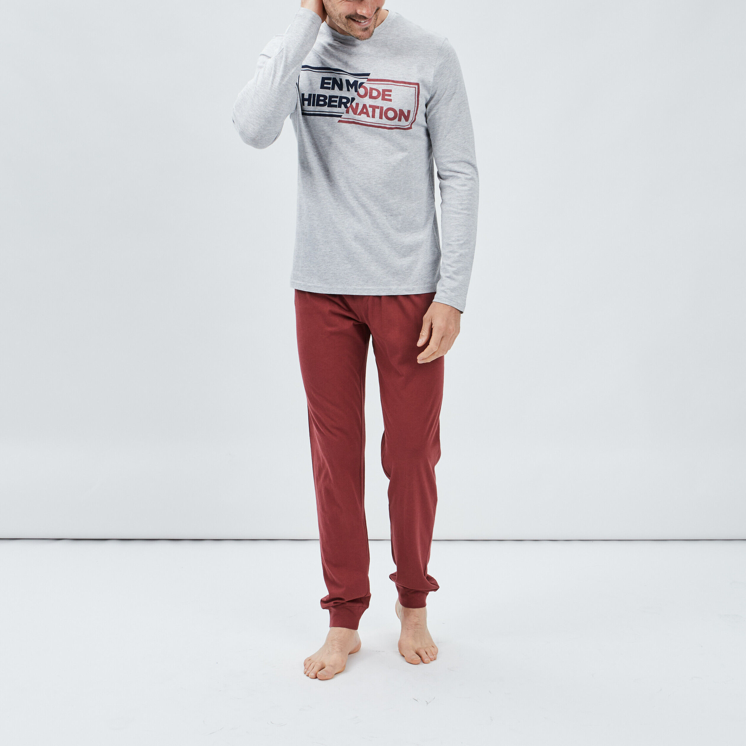 Pyjama homme discount velours pas cher