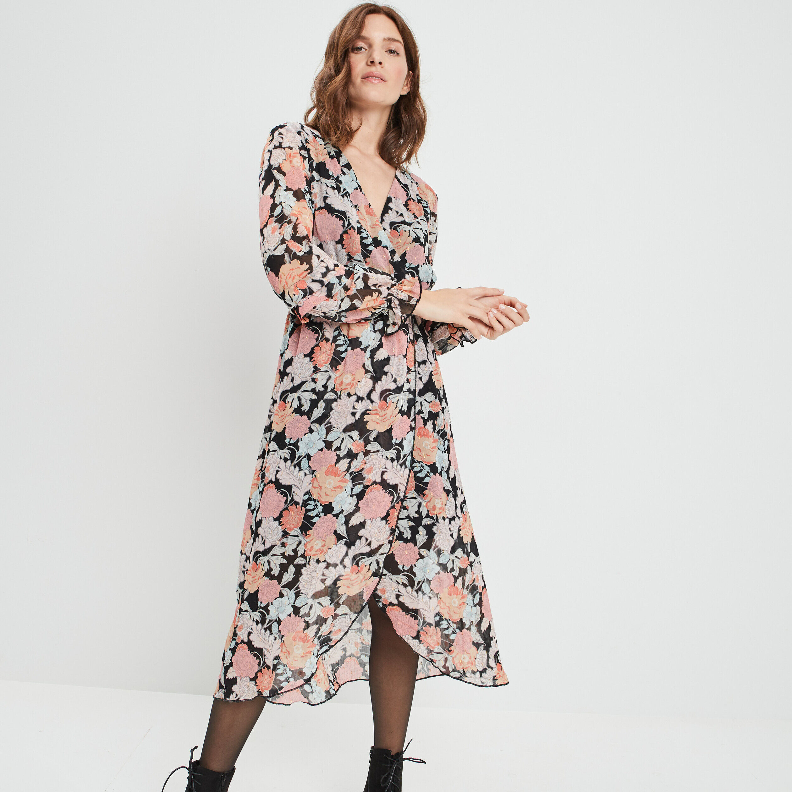 Robe imprim e longue femme pas cher La Halle