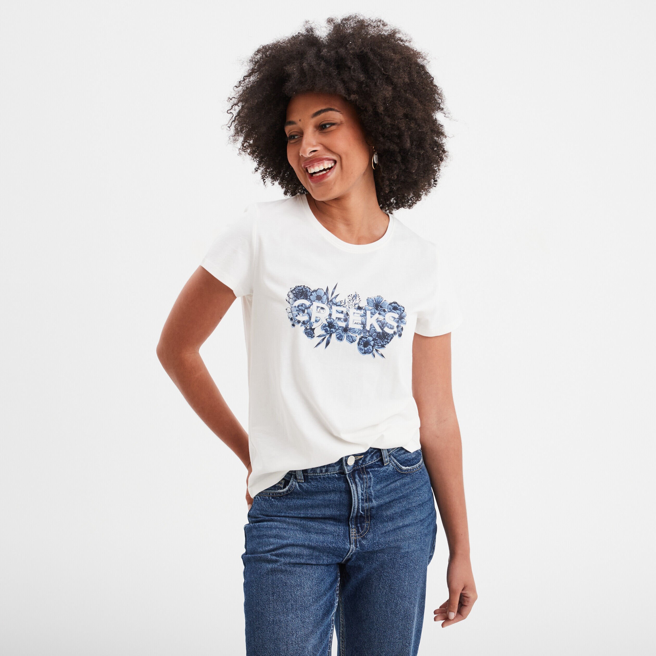 Tee shirt fashion la halle femme