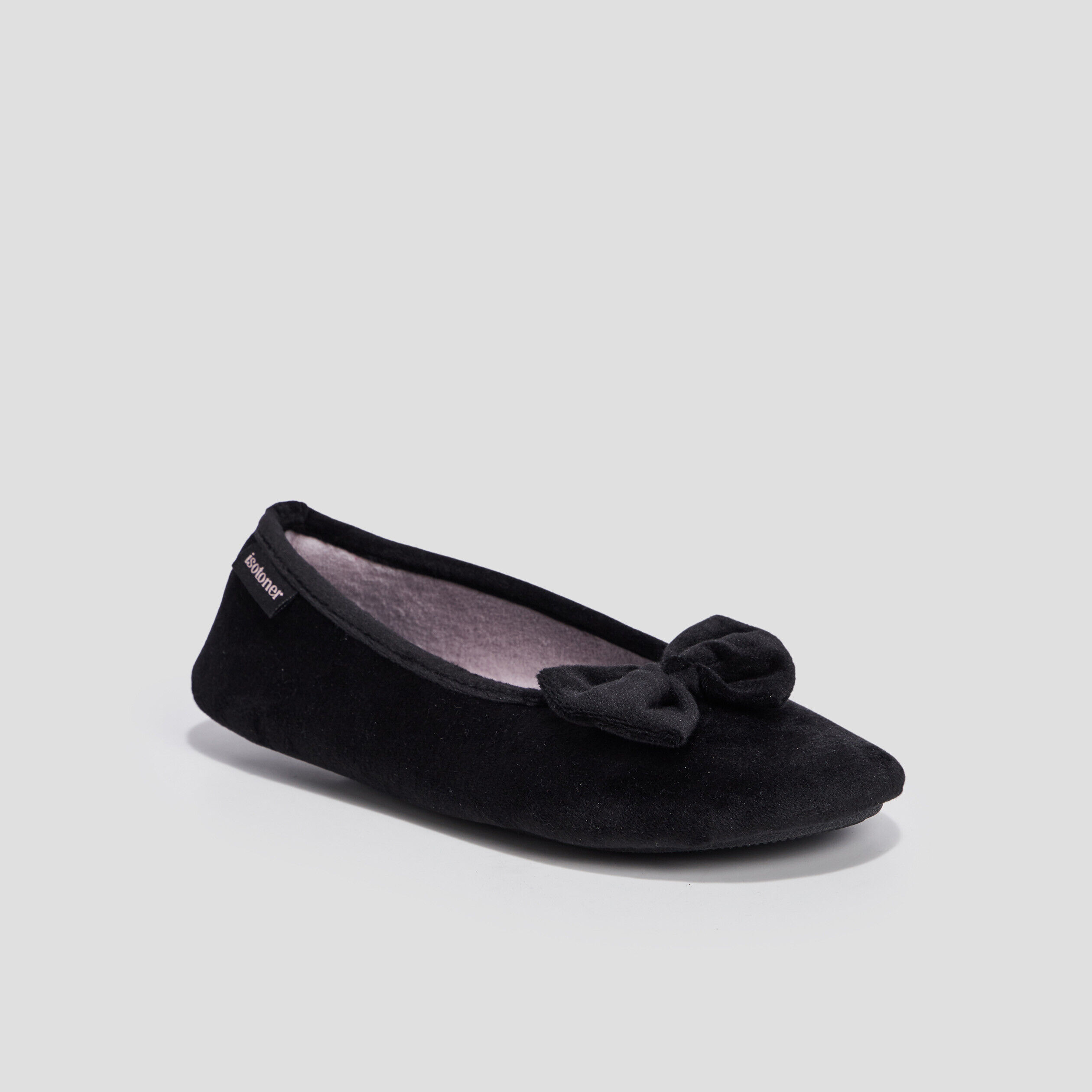 Chaussons ballerines Isotoner noir femme