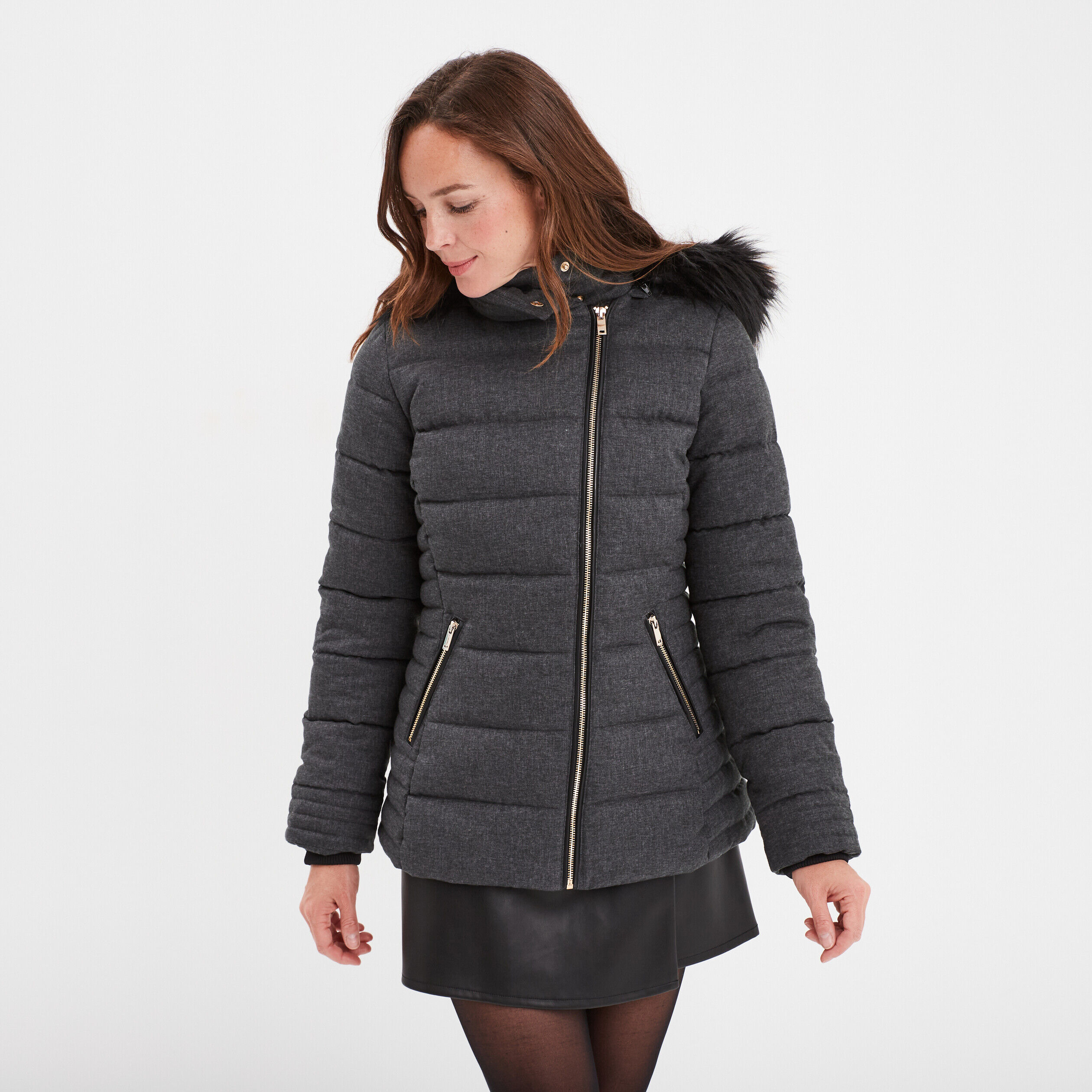 Manteau matelassé femme outlet pas cher