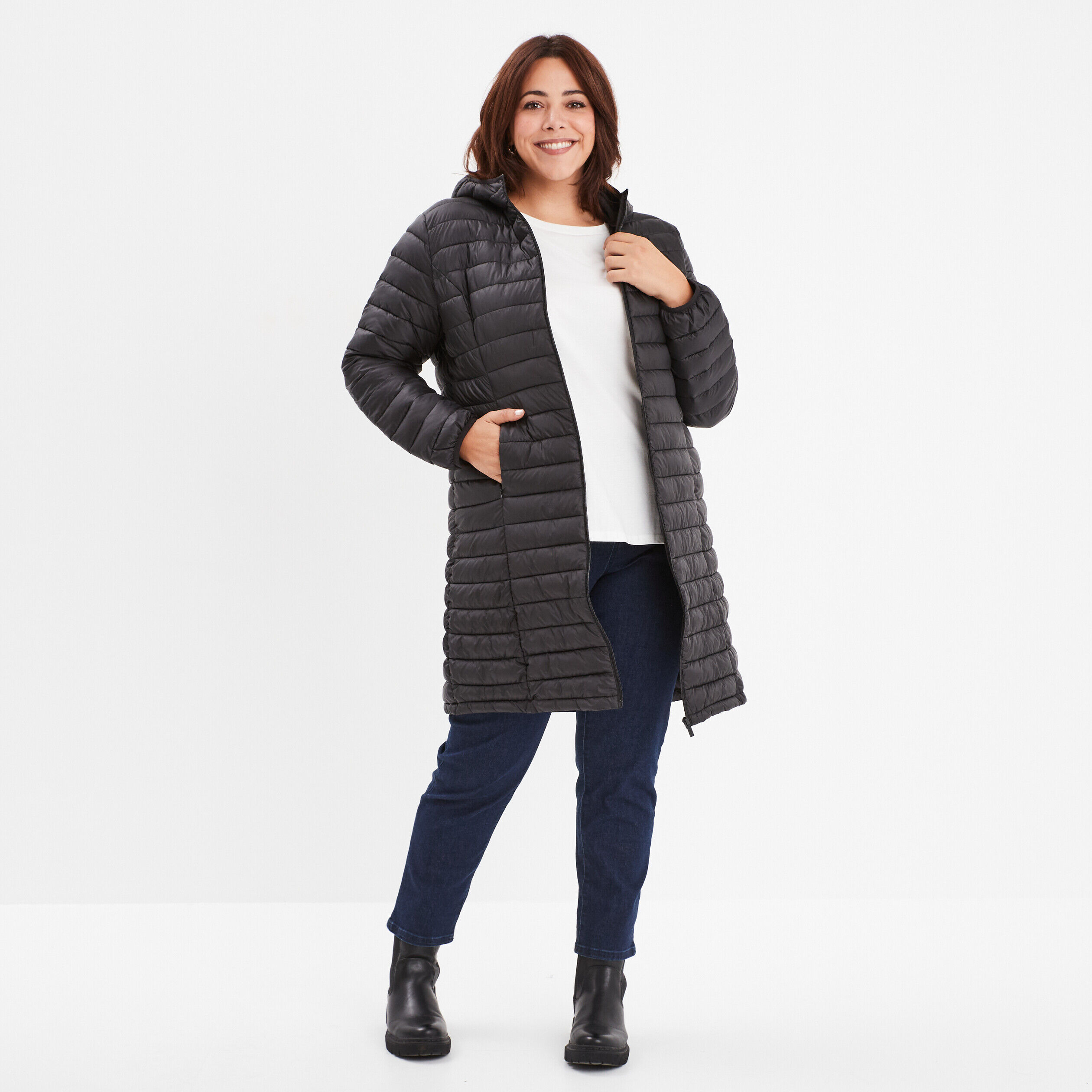 Doudounes manteaux blouson femme grande taille pas cher La Halle