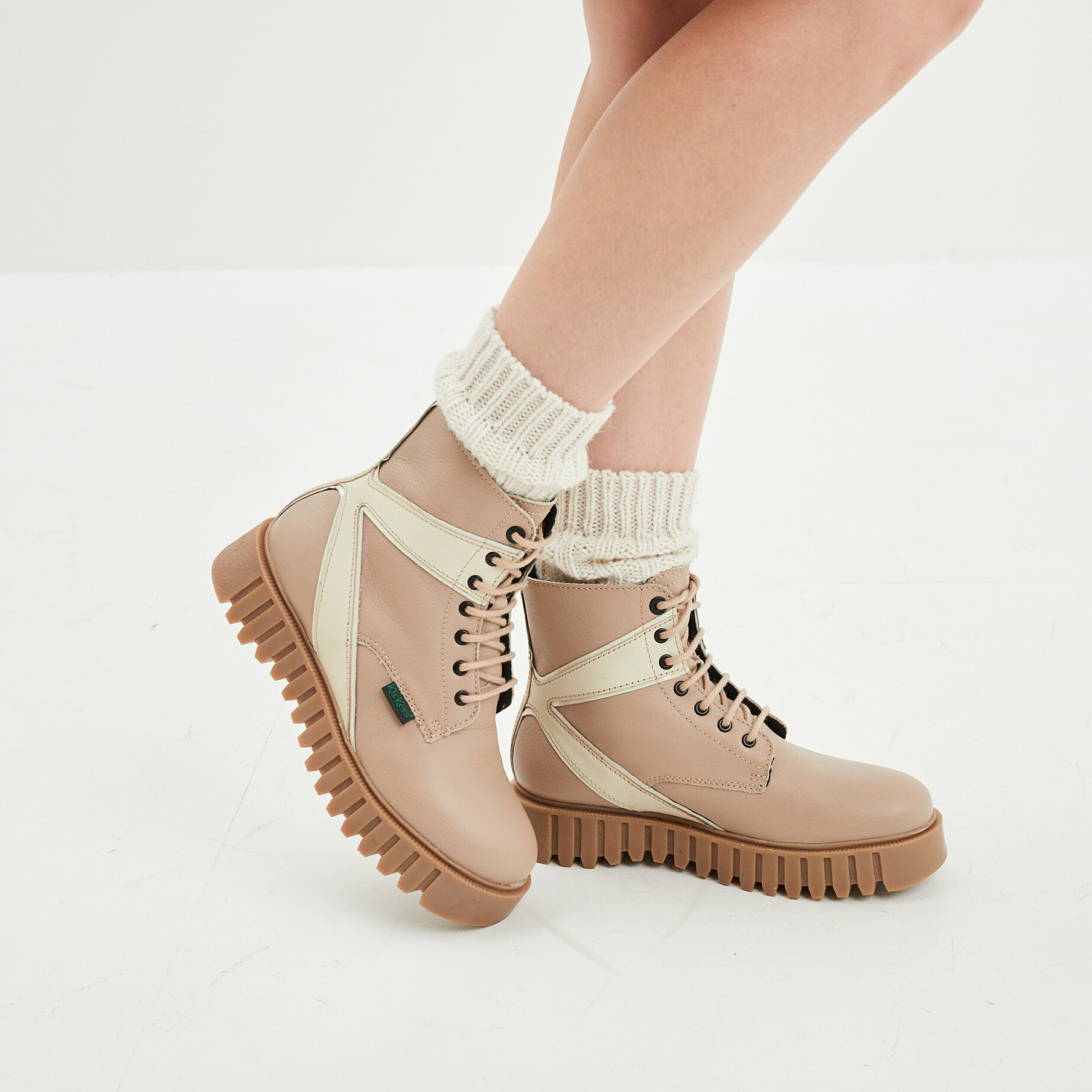 Bottes fourrees deals kickers femme