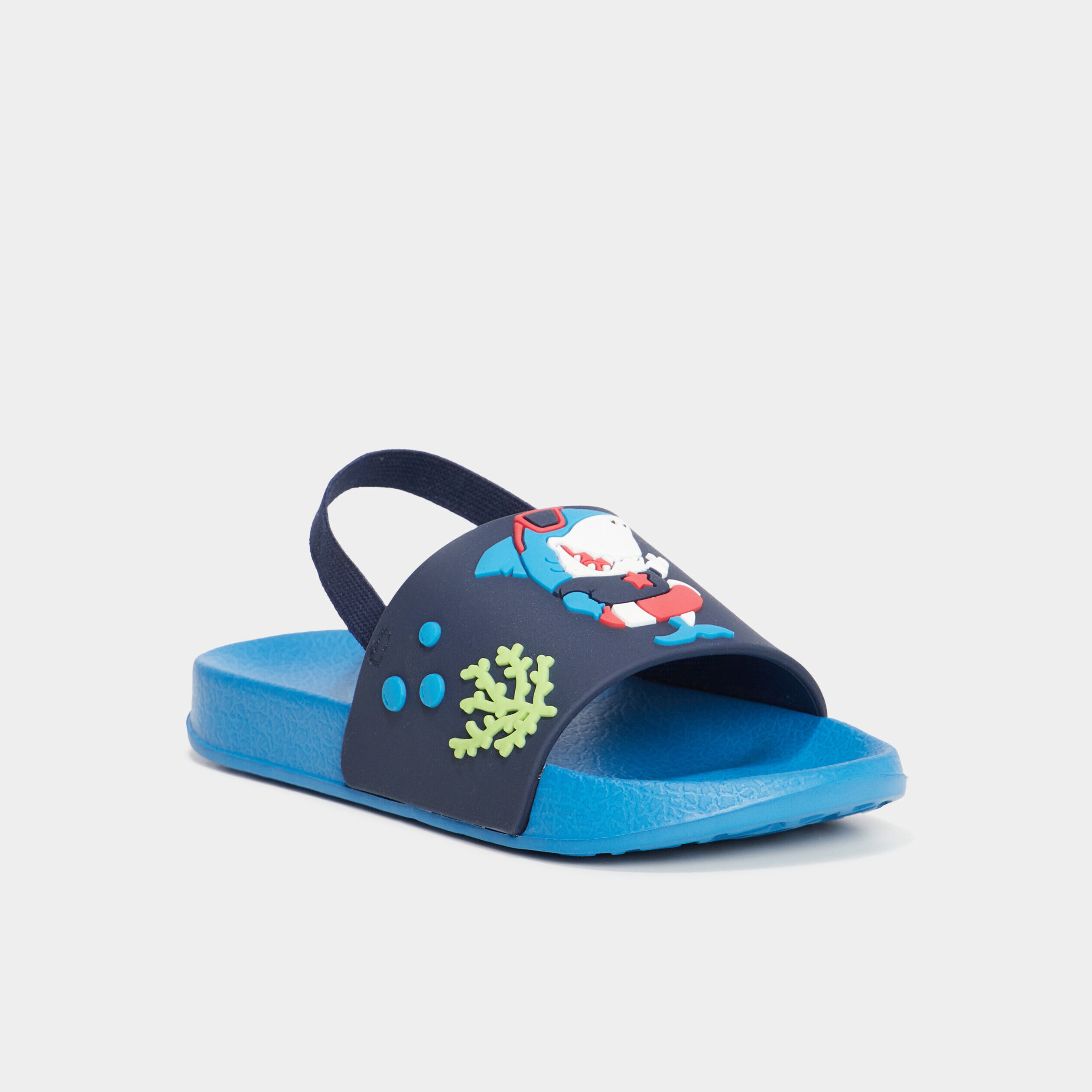 Claquettes de plage bleu garçon WAMEA BEACH