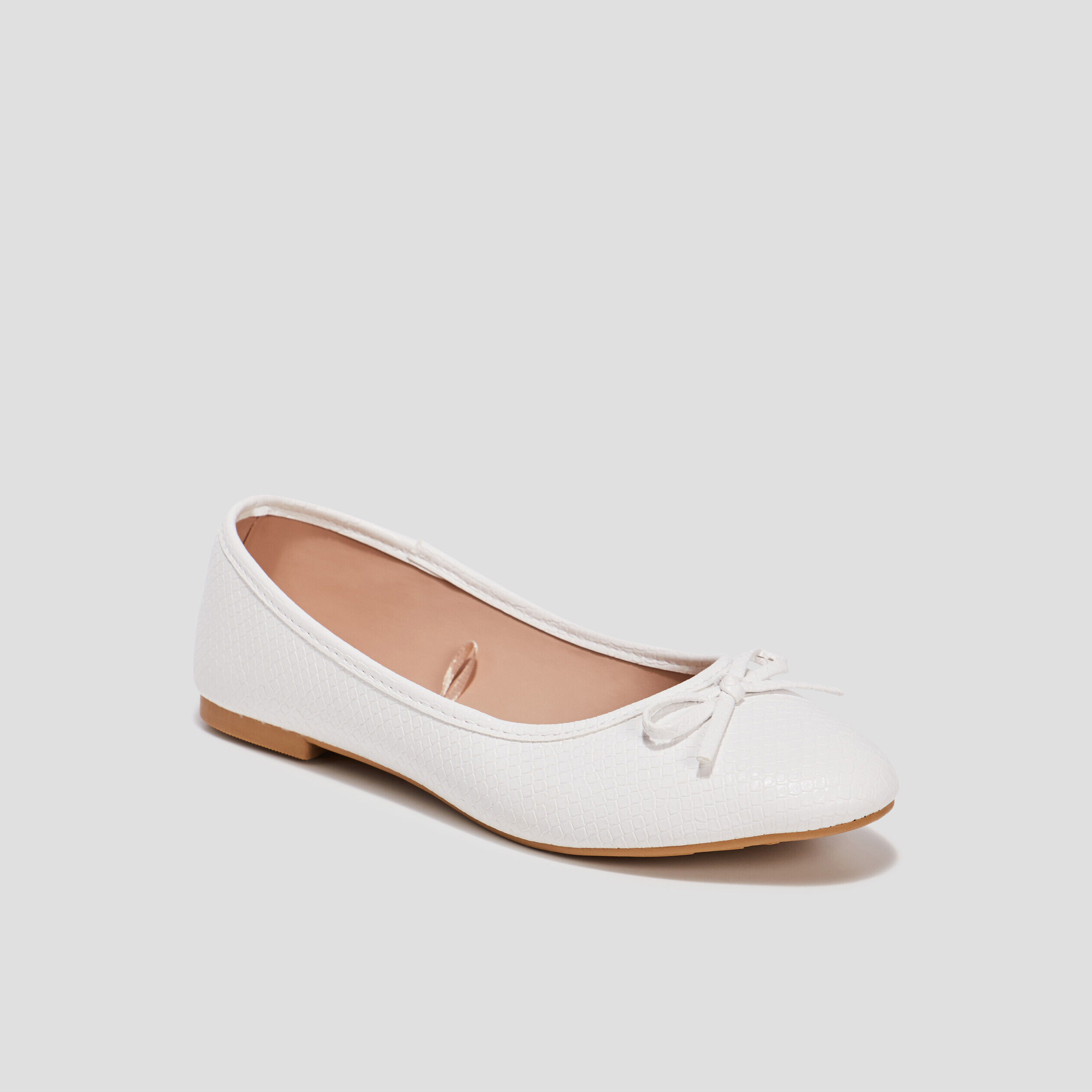 Ballerines Blanc femme pas ch res. Babies femme