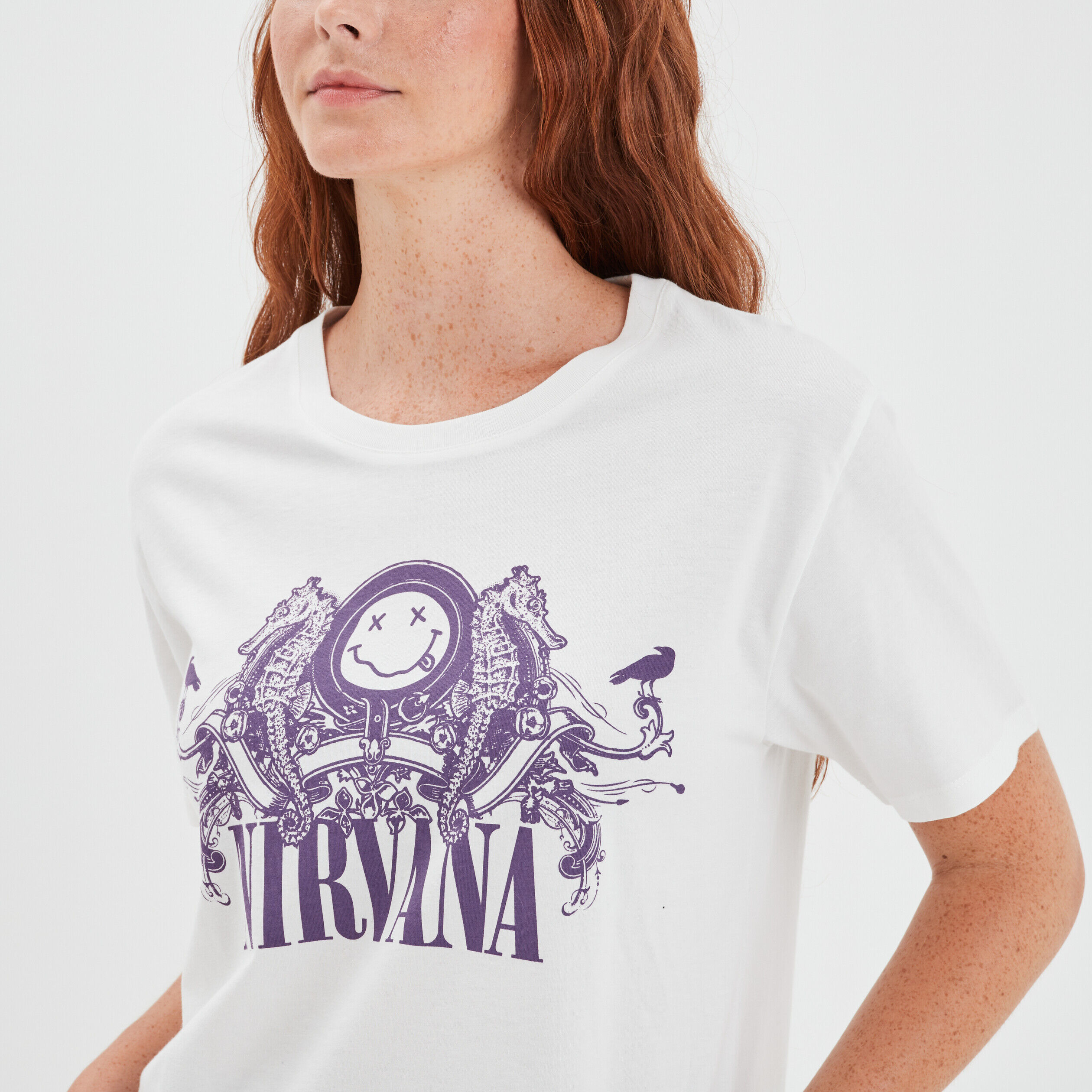 Nirvana t shirt outlet femme