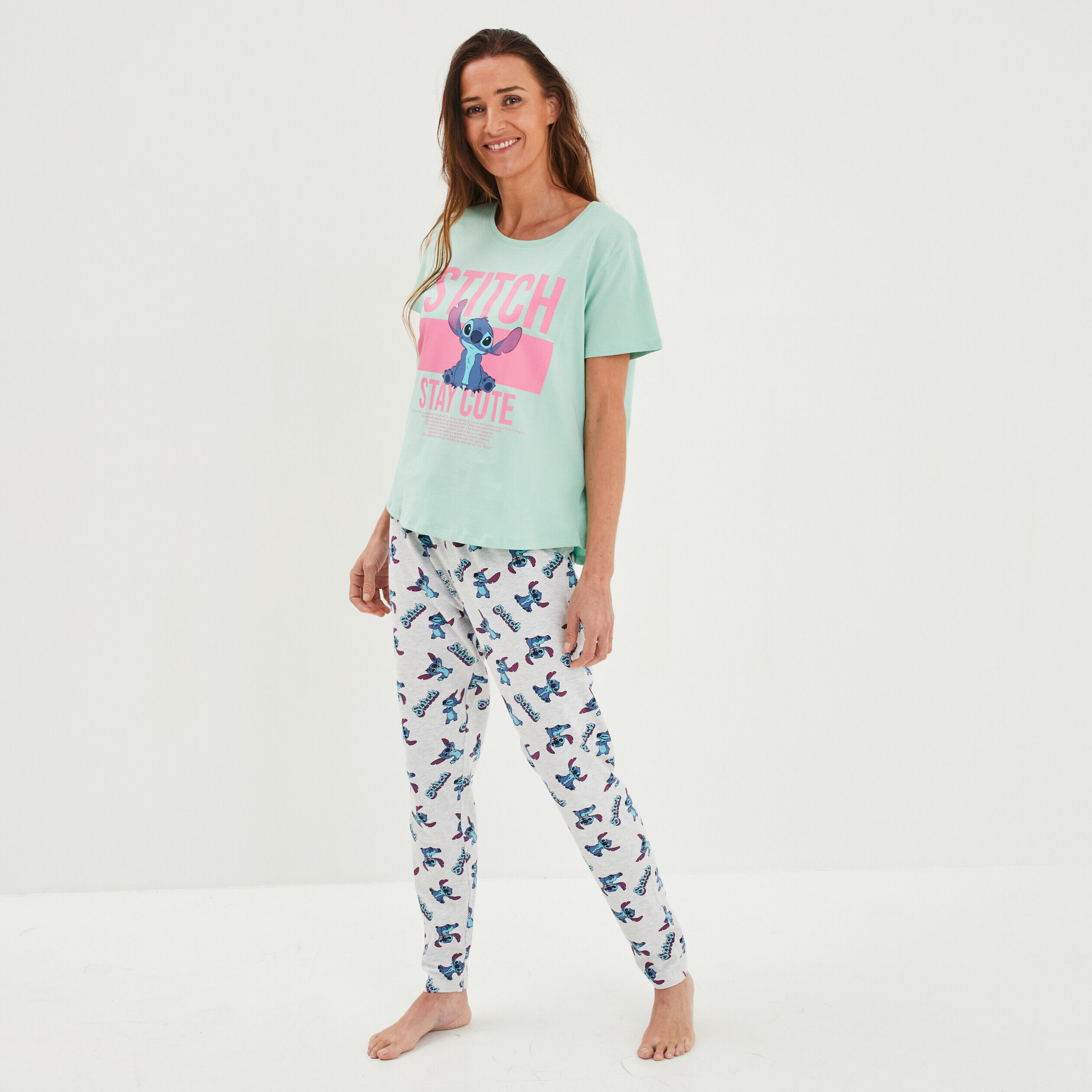 Pyjama femme best sale disney pas cher