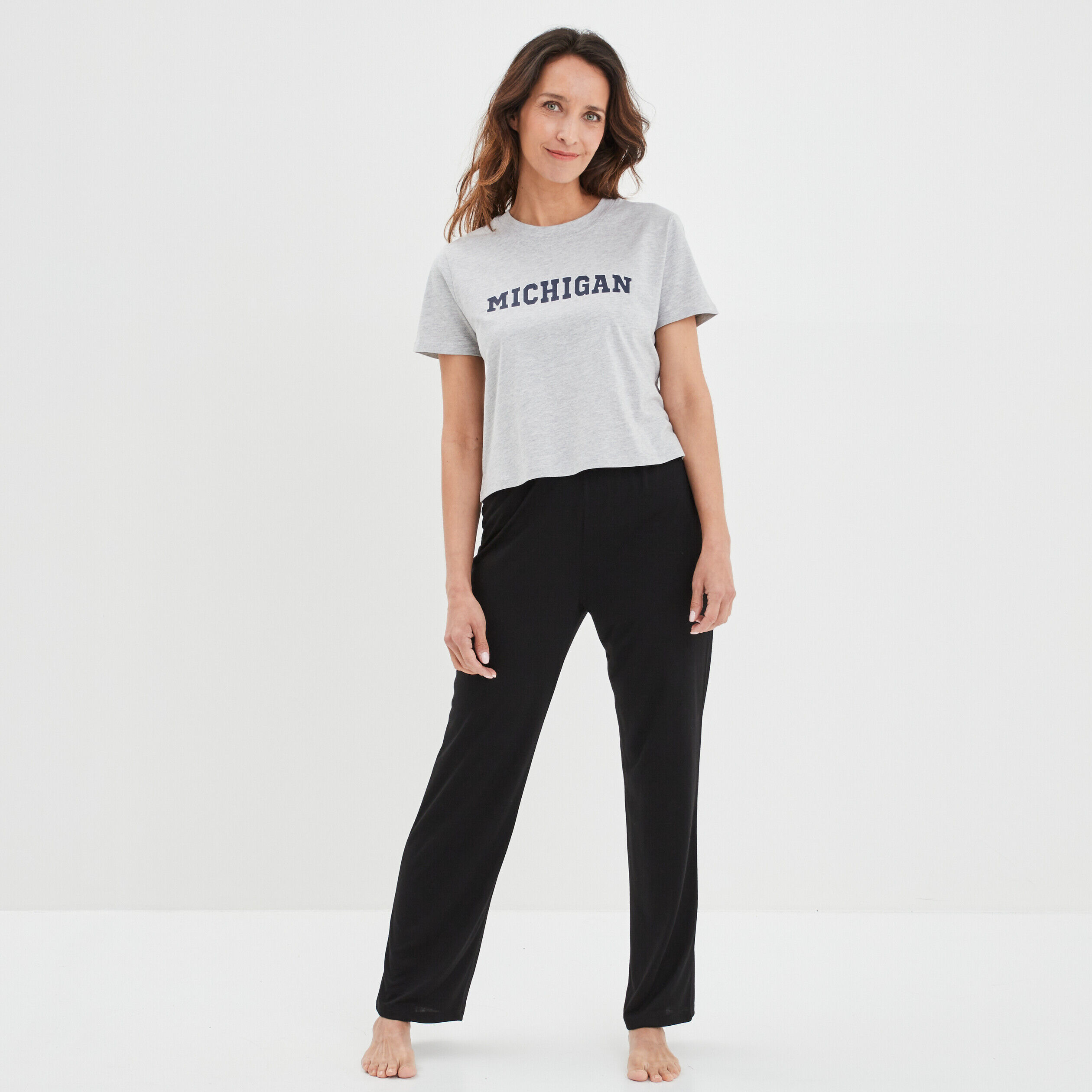 Pyjama coton femme online pas cher