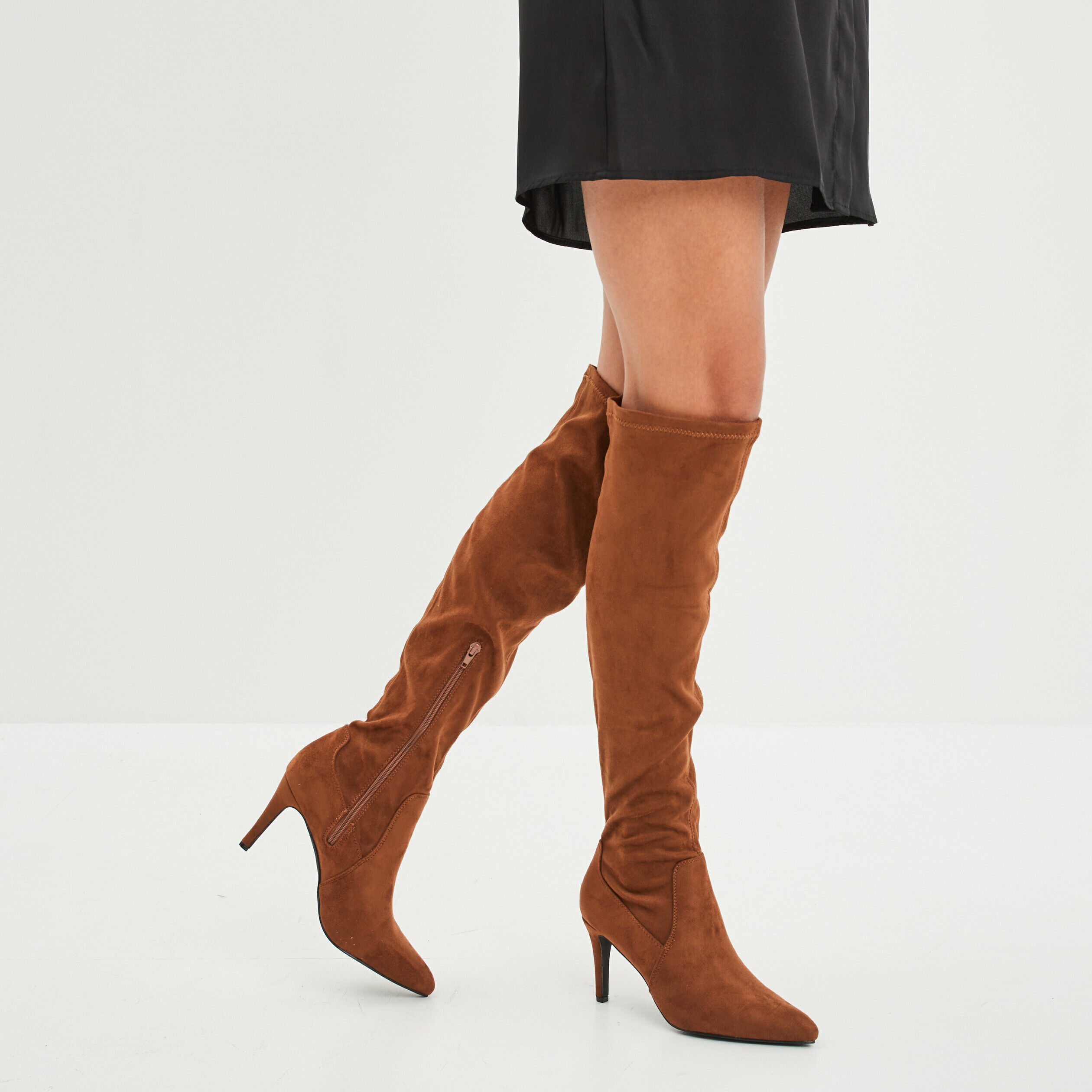 Bottes femme cavaliere marron hot sale