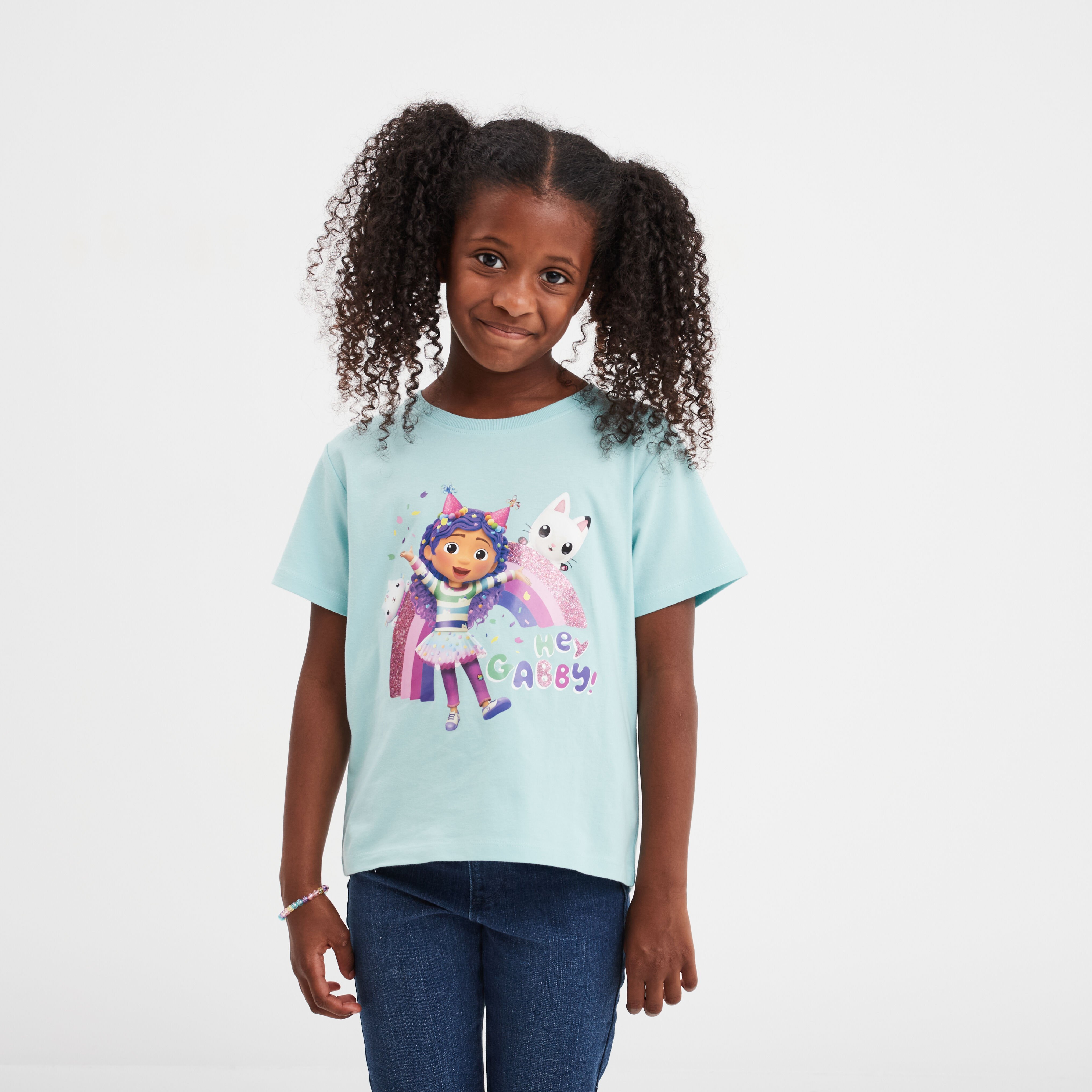 Tee shirt fille bleu on sale