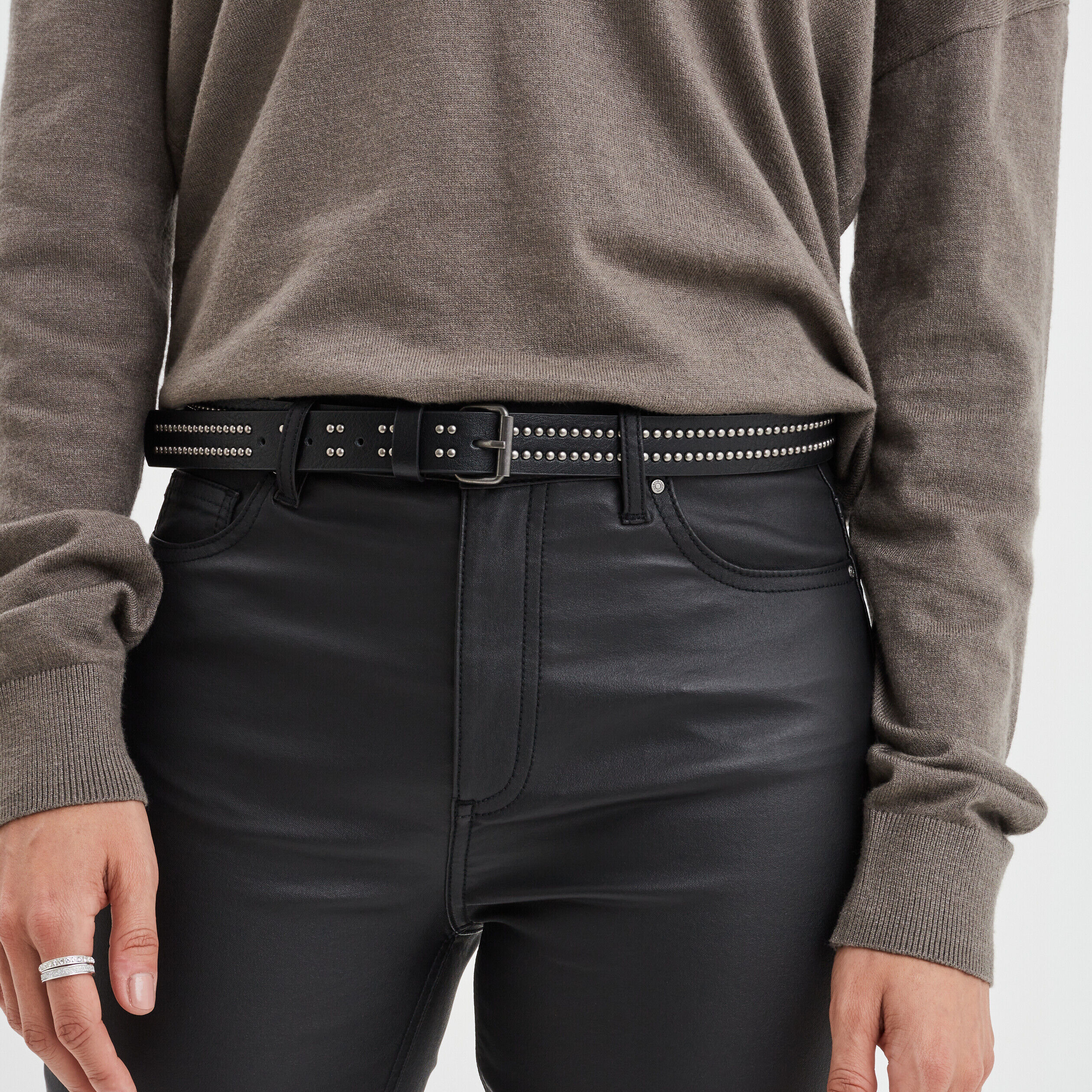 Ceinture femme en cuir tress e accessoires petit prix