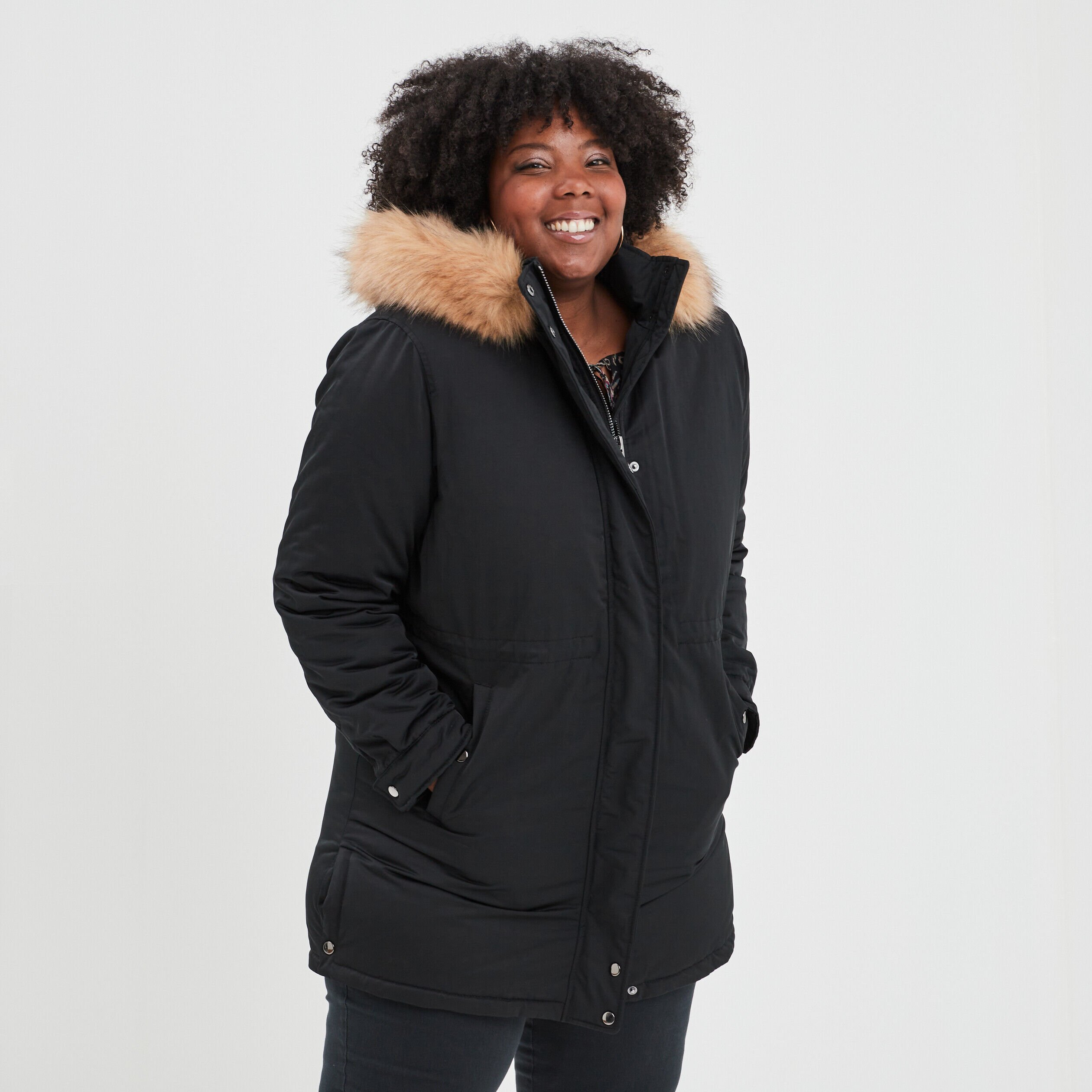 Doudounes manteaux blouson femme grande taille La Halle