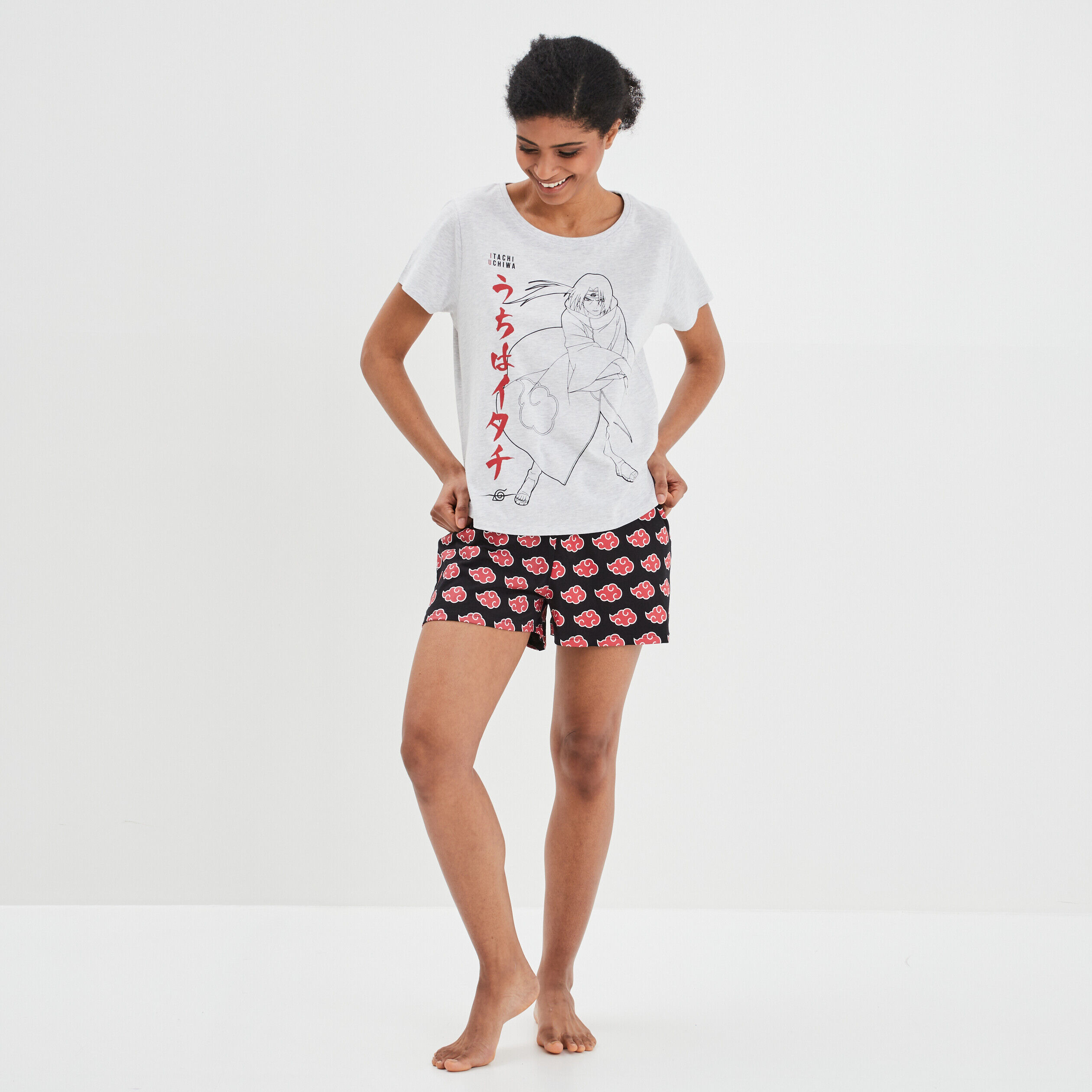 Short pyjama femme online pas cher