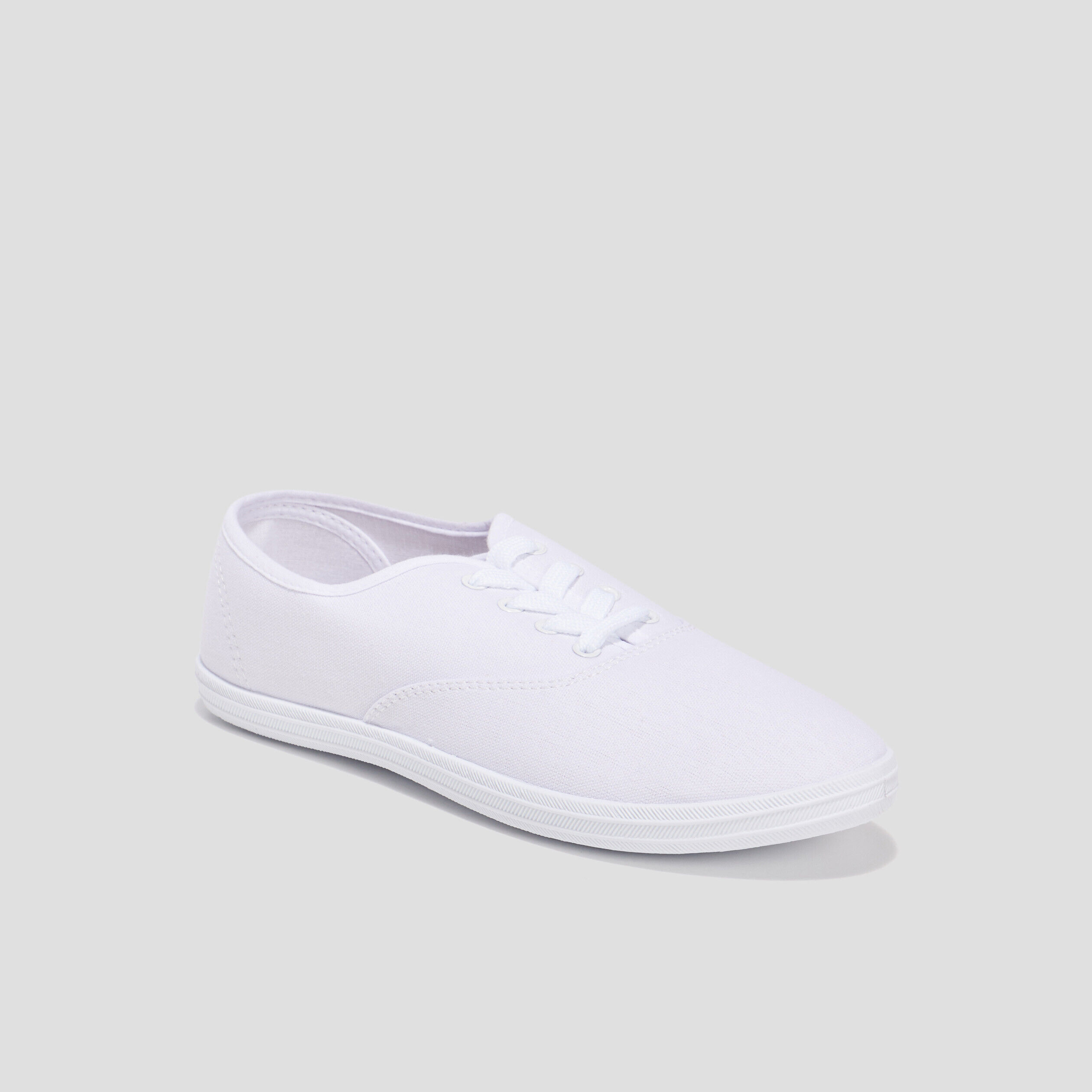 Chaussure en toile clearance blanche