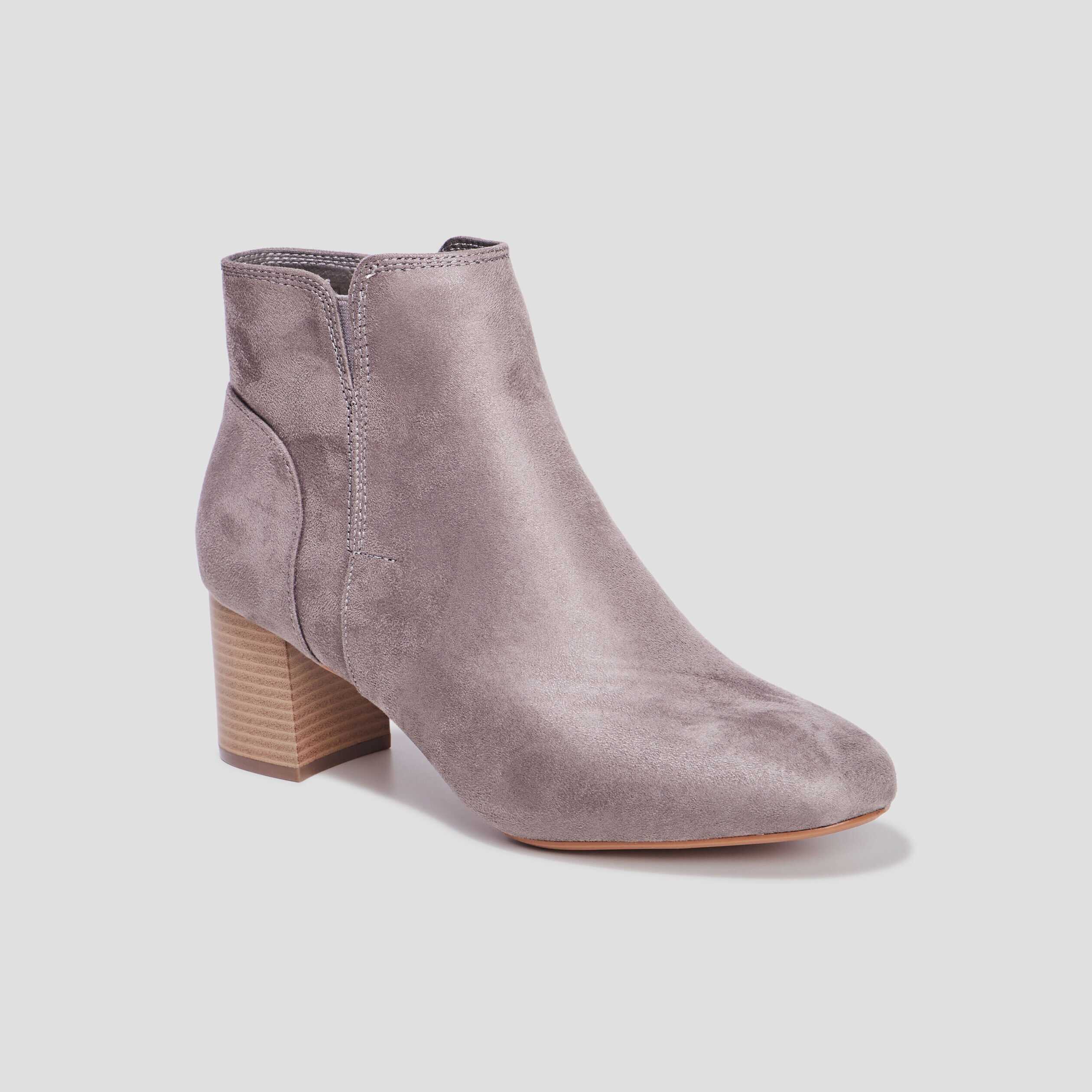 Bottines et boots pour femme pas cher Gris bottines femme La Halle