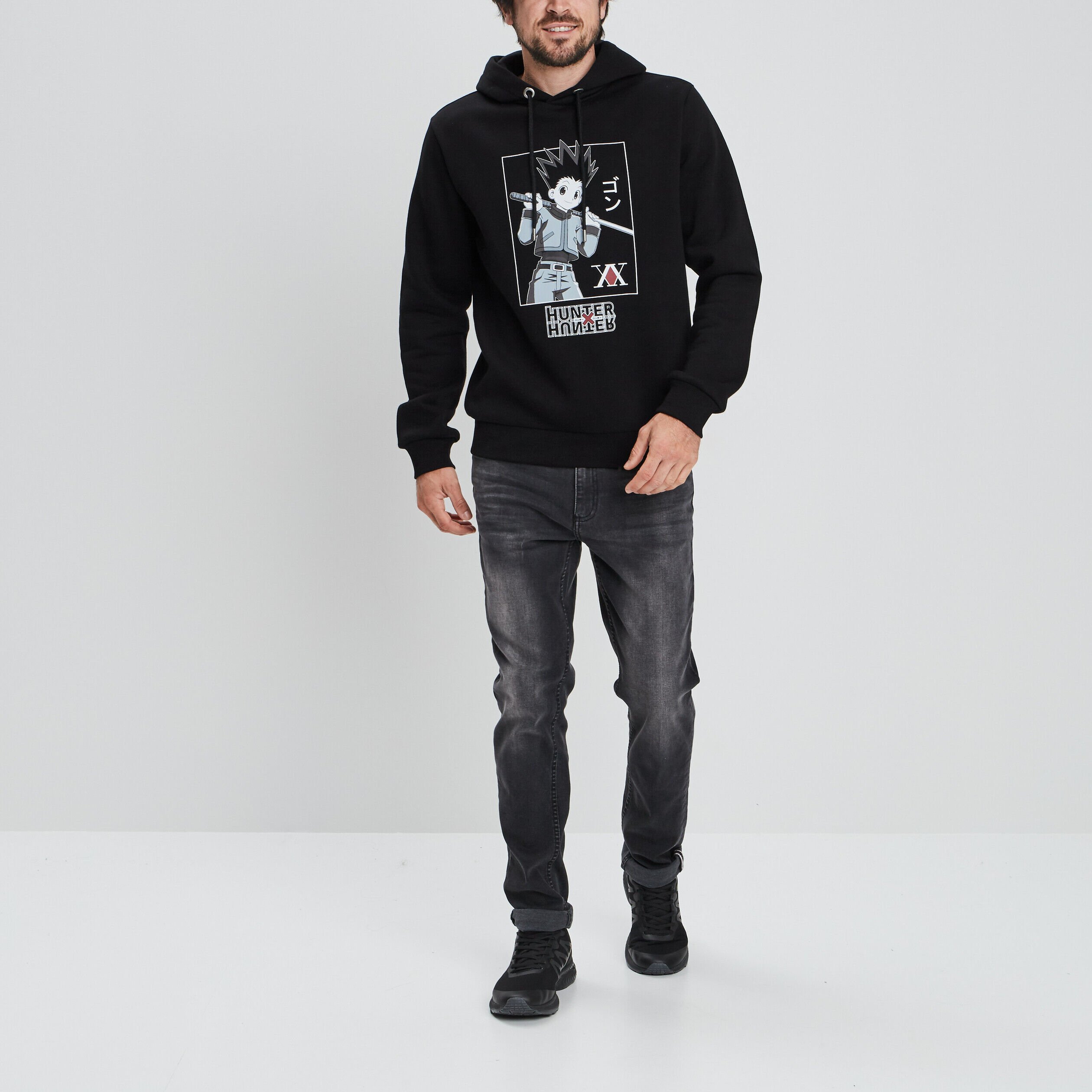 Jeans noir homme online pas cher