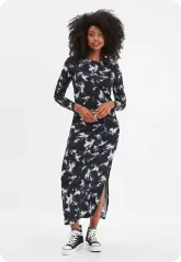 Robe femme pas chere longue La Halle