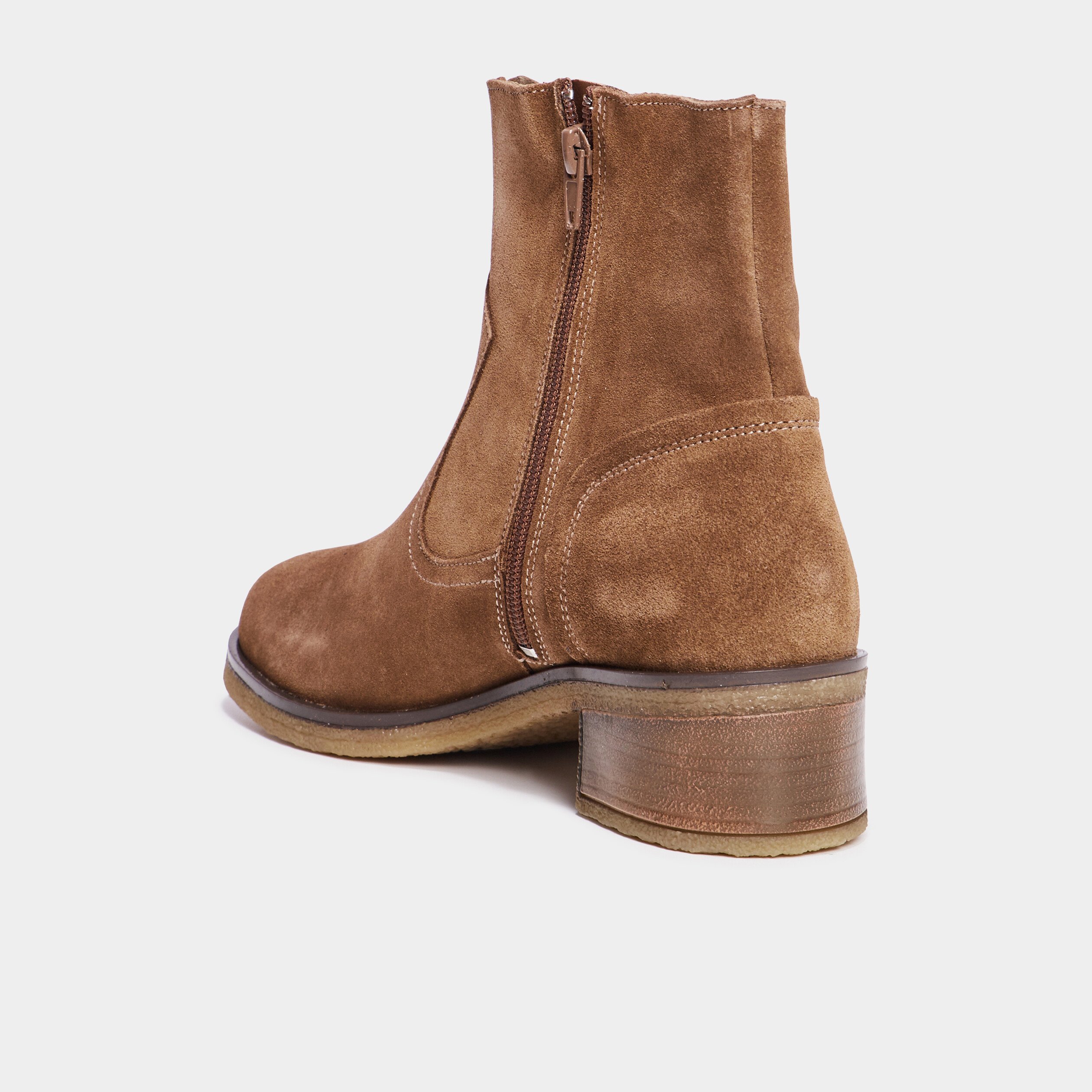 Bottines taupe daim online