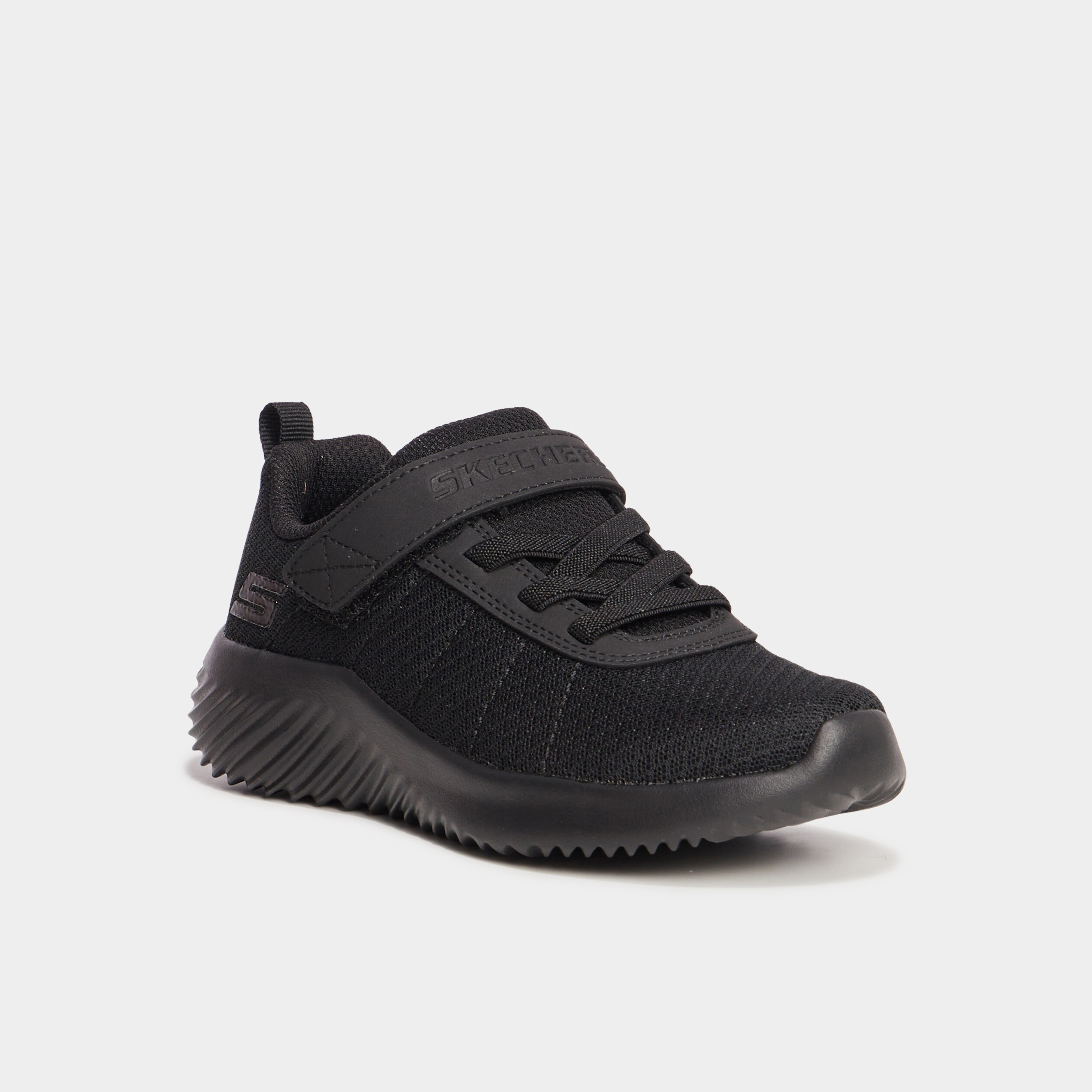 Baskets running lavables Skechers noir garcon La Halle