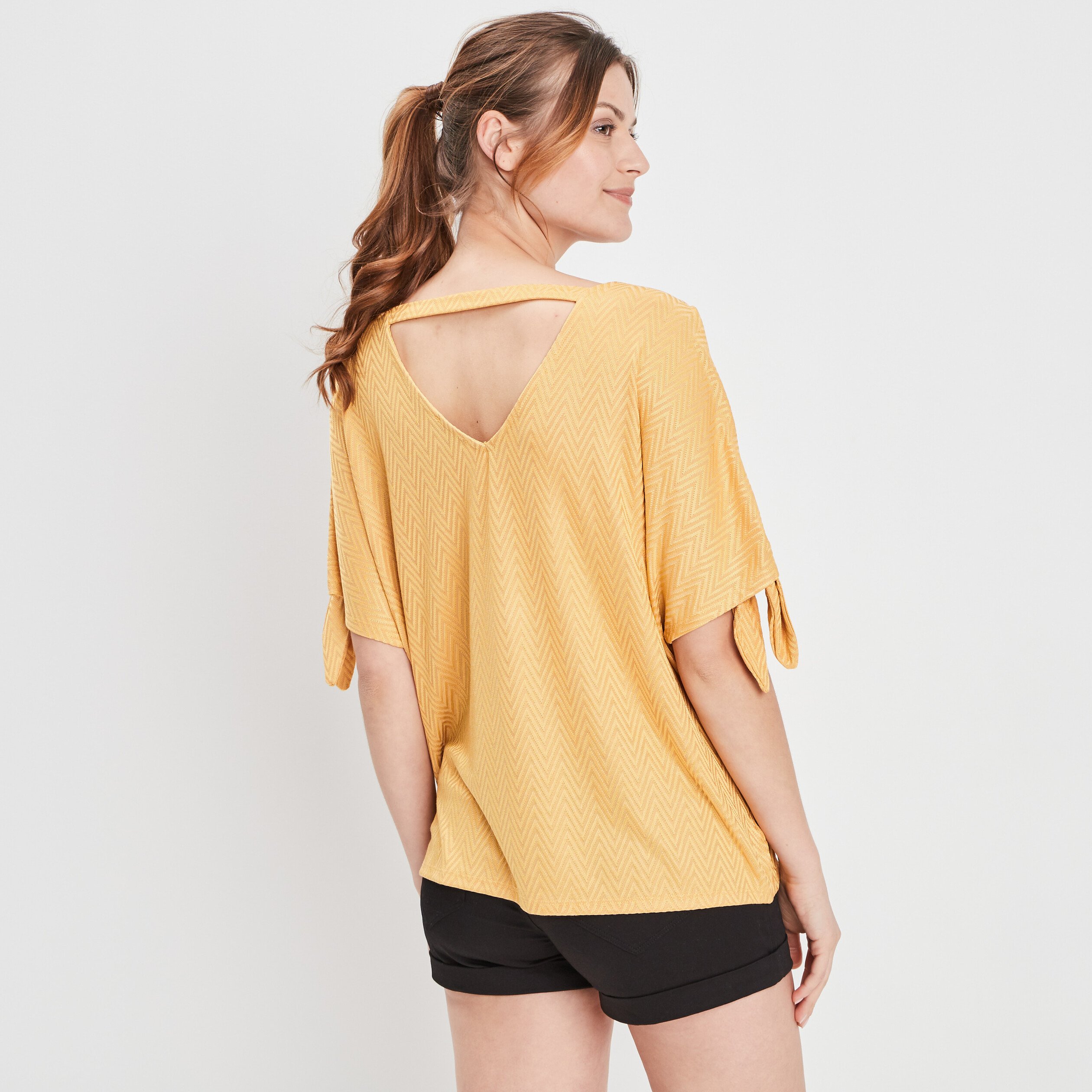 Chandail discount jaune femme