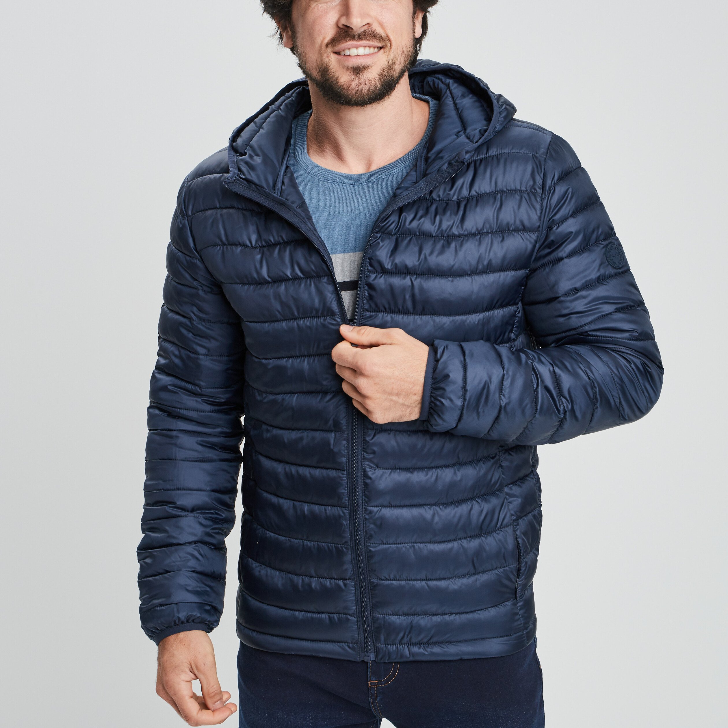 Doudoune legere homme bleu marine hotsell