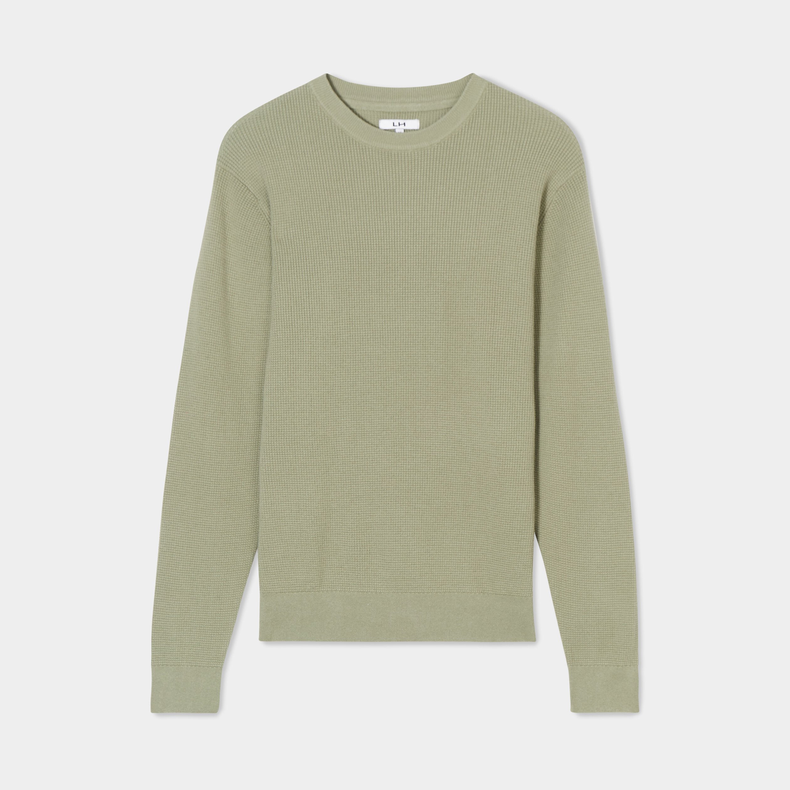 Pull vert fashion kaki homme