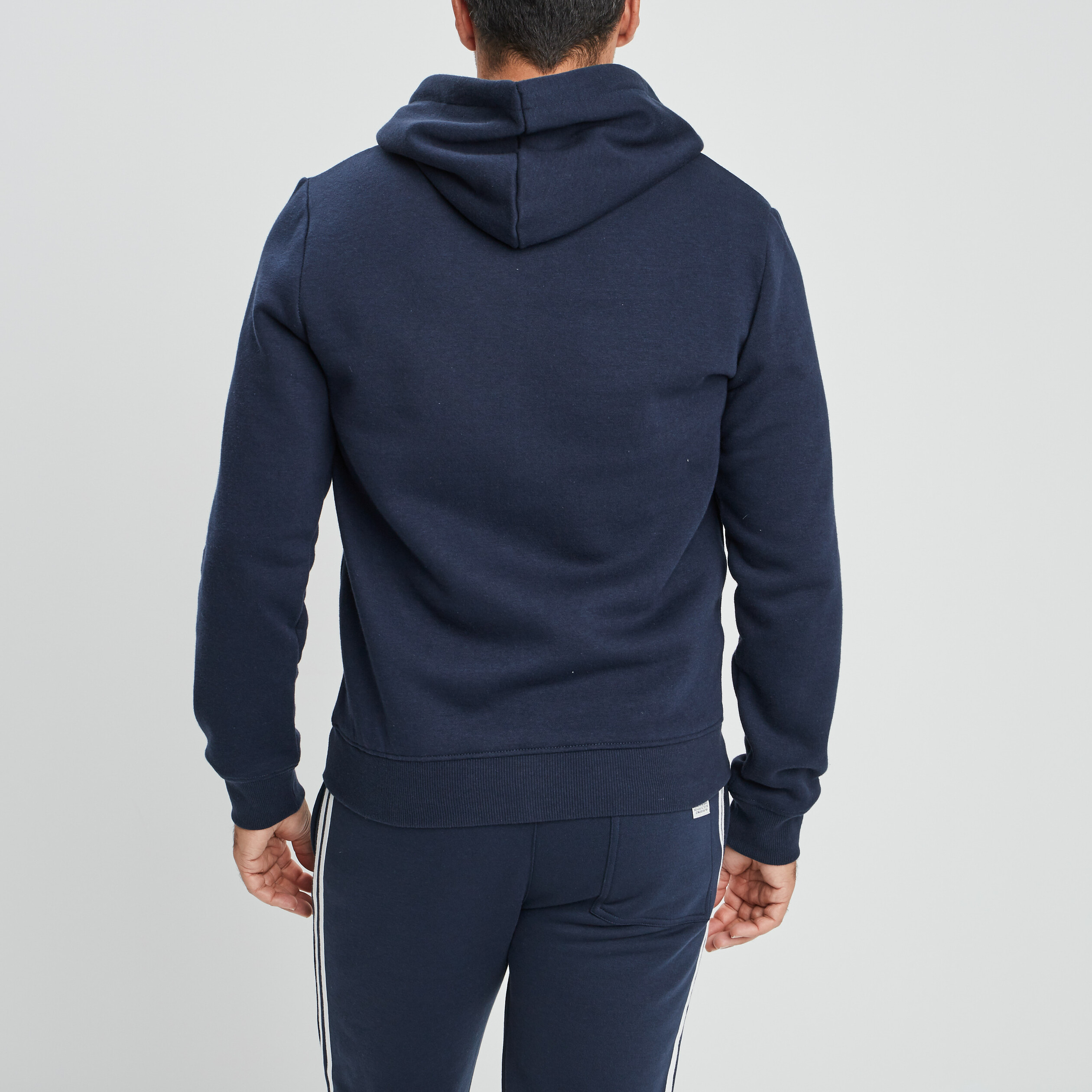 Sweat zippé discount homme bleu marine