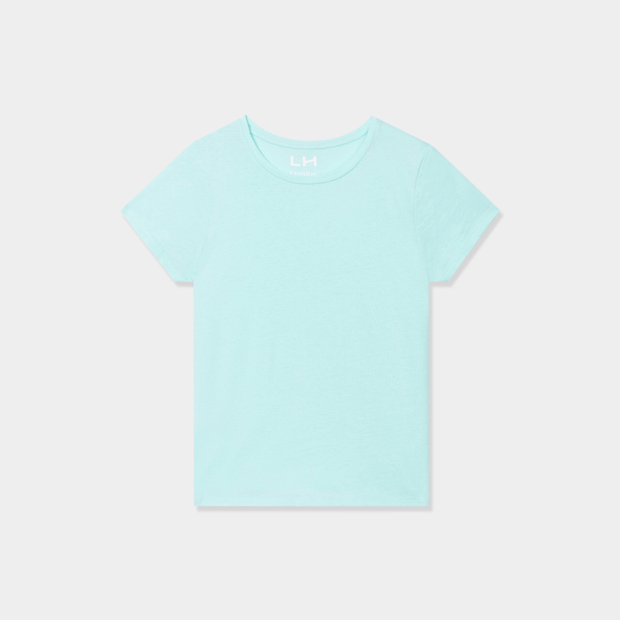 Tee shirt fille bleu on sale