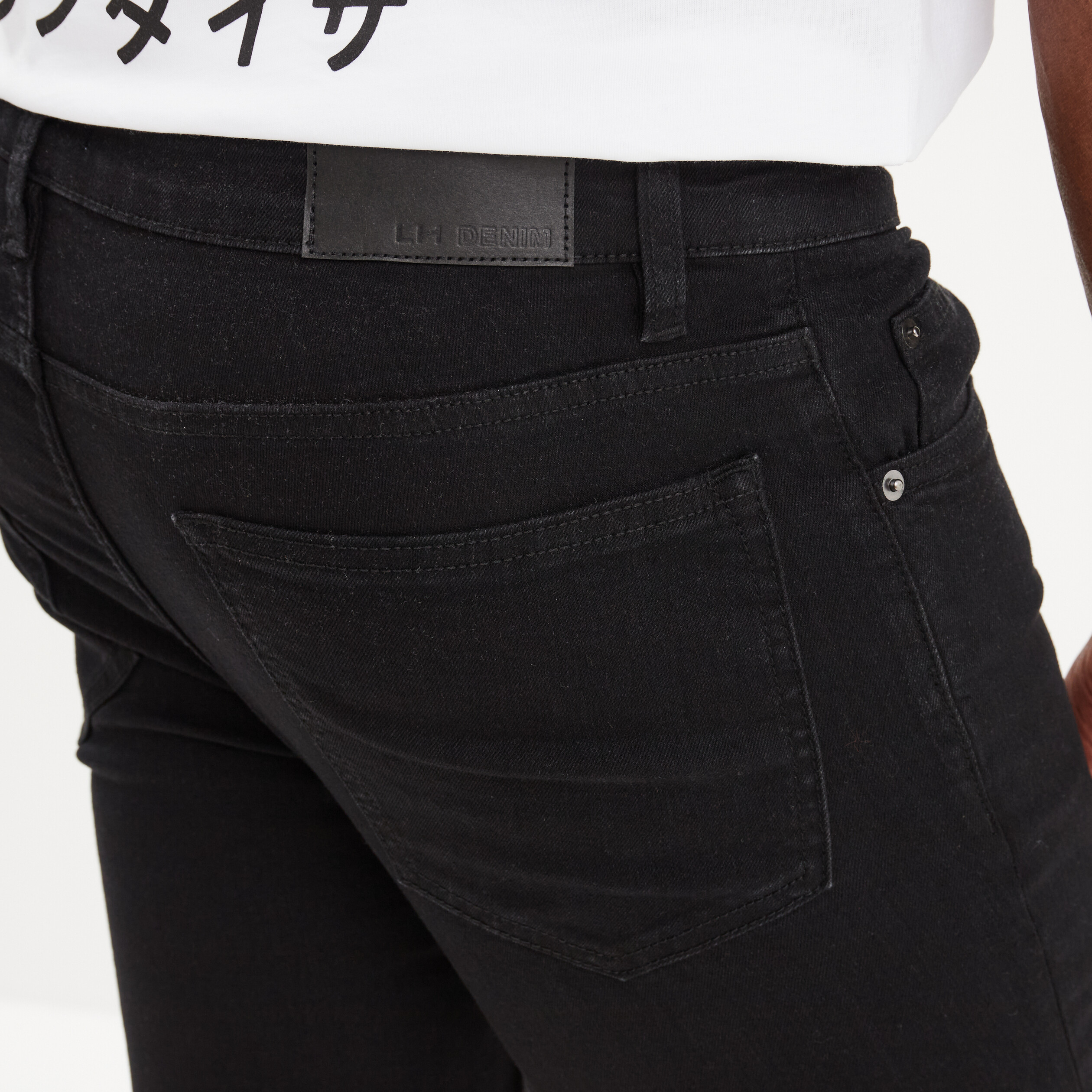 Pantalon skinny noir online homme