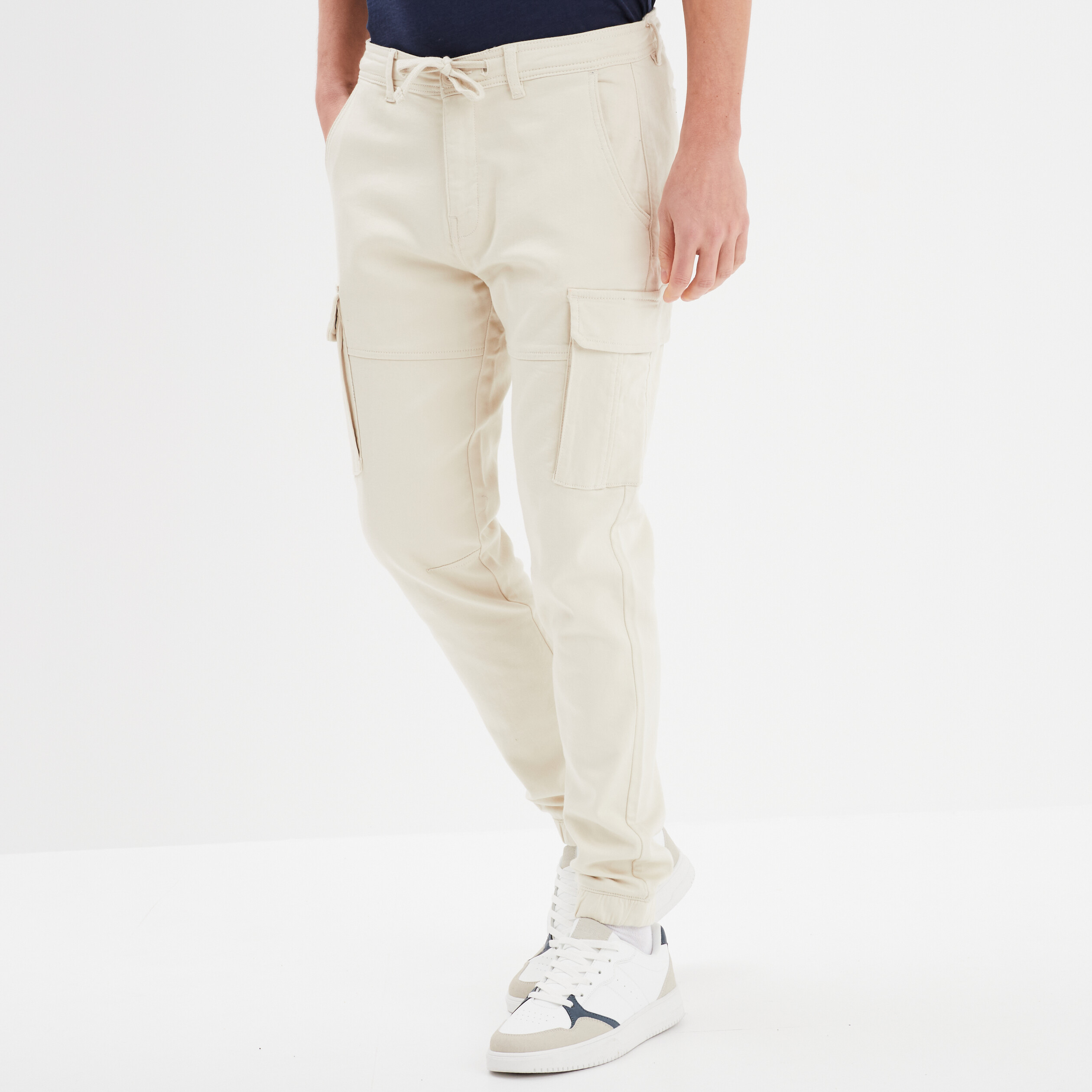 Pantalon ecru online homme