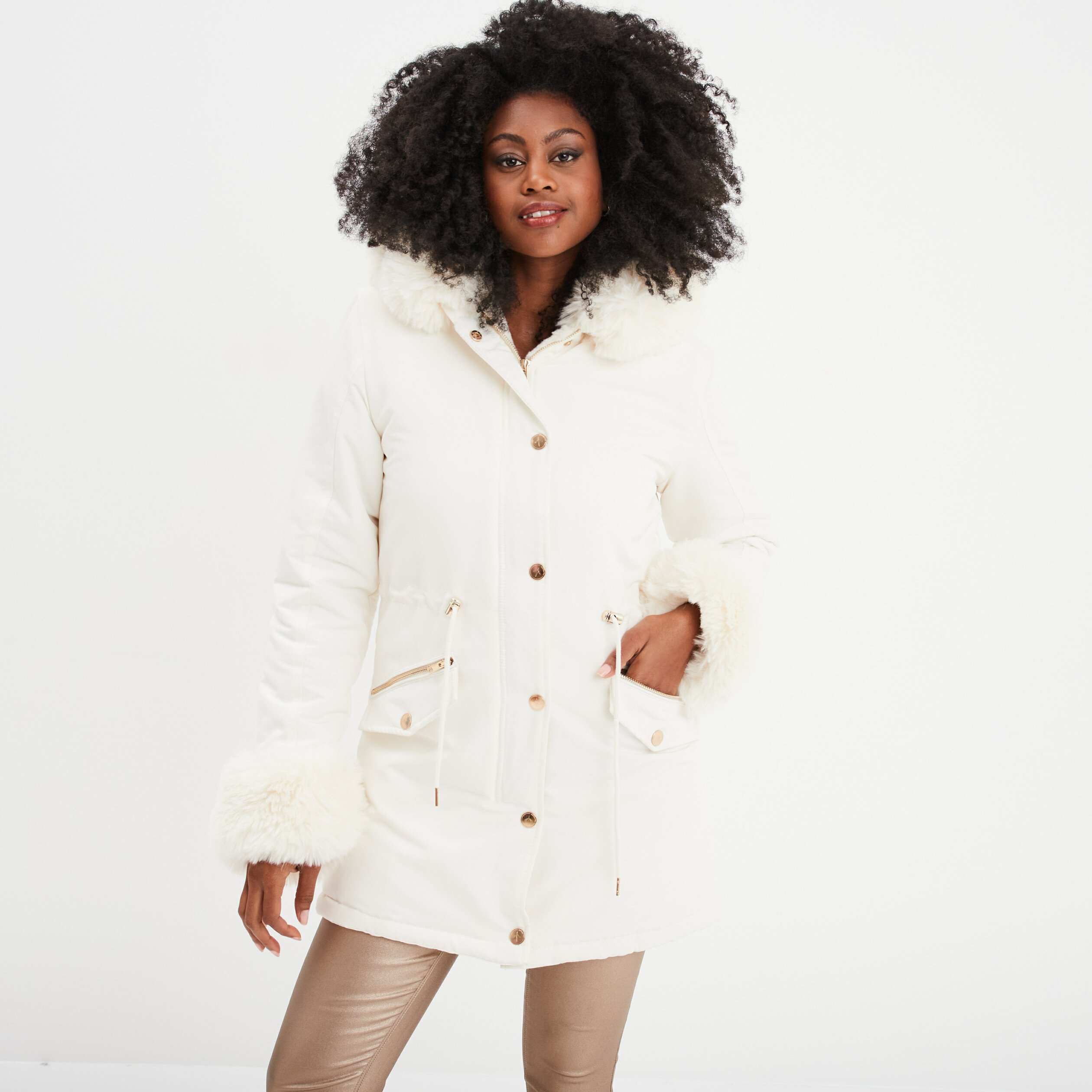 Parka capuche femme best sale