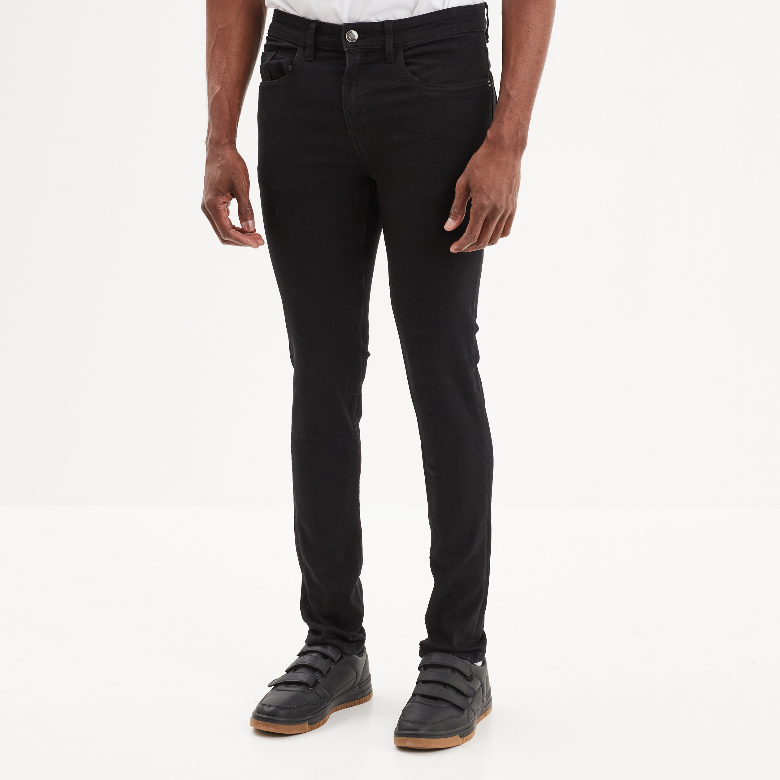 Pantalon skinny best sale noir homme