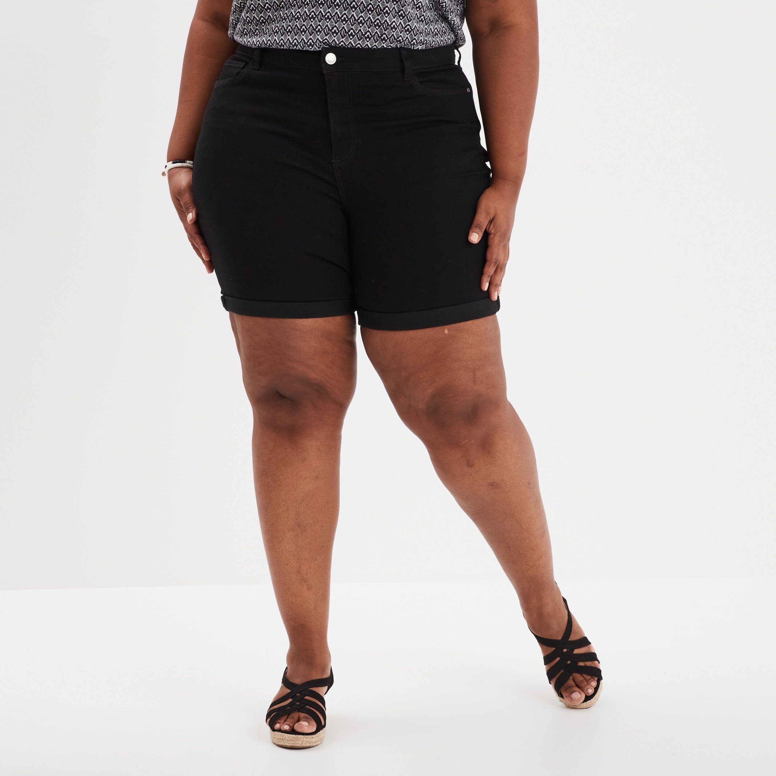 Bermuda femme grande taille sale