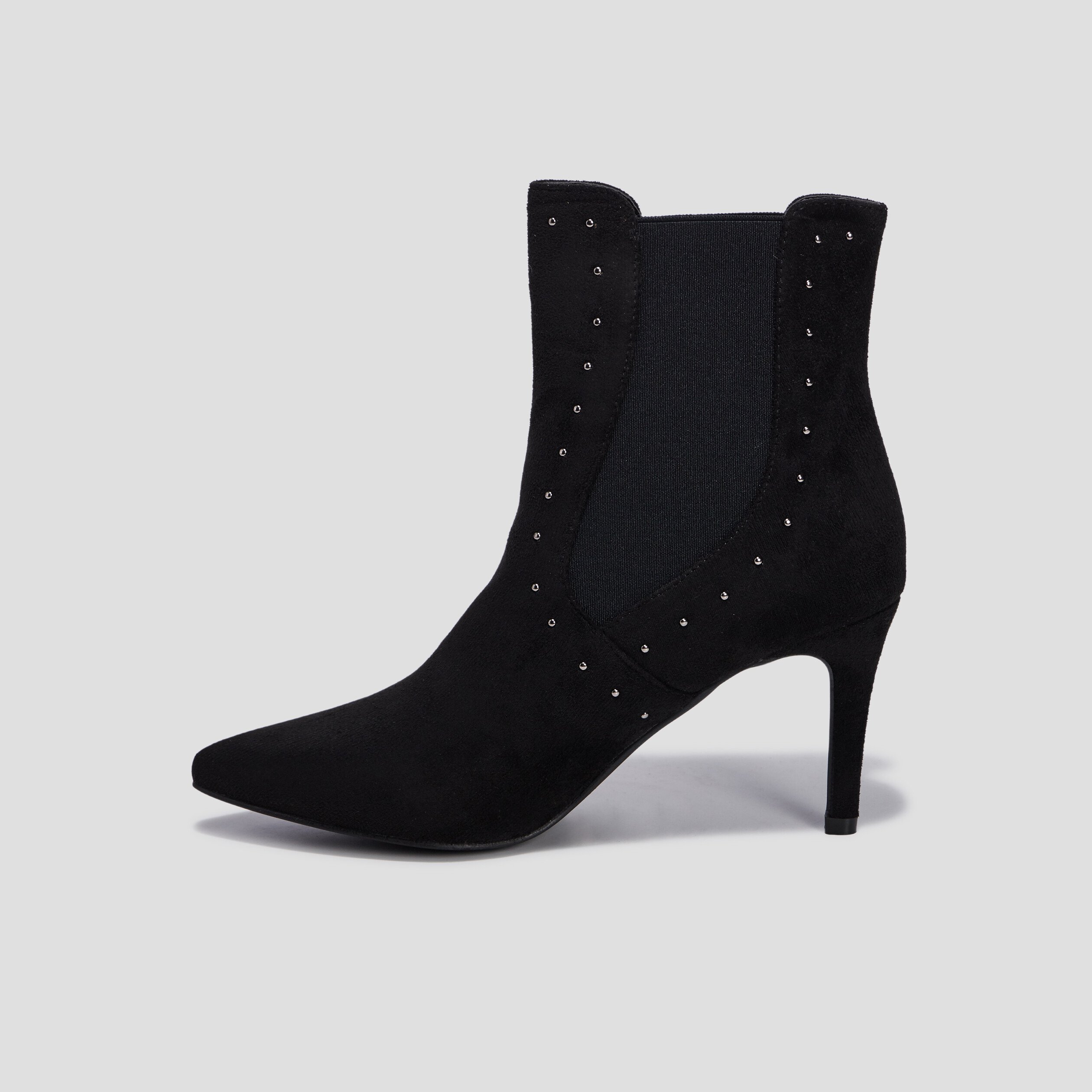 Bottines talons noir femme La Halle