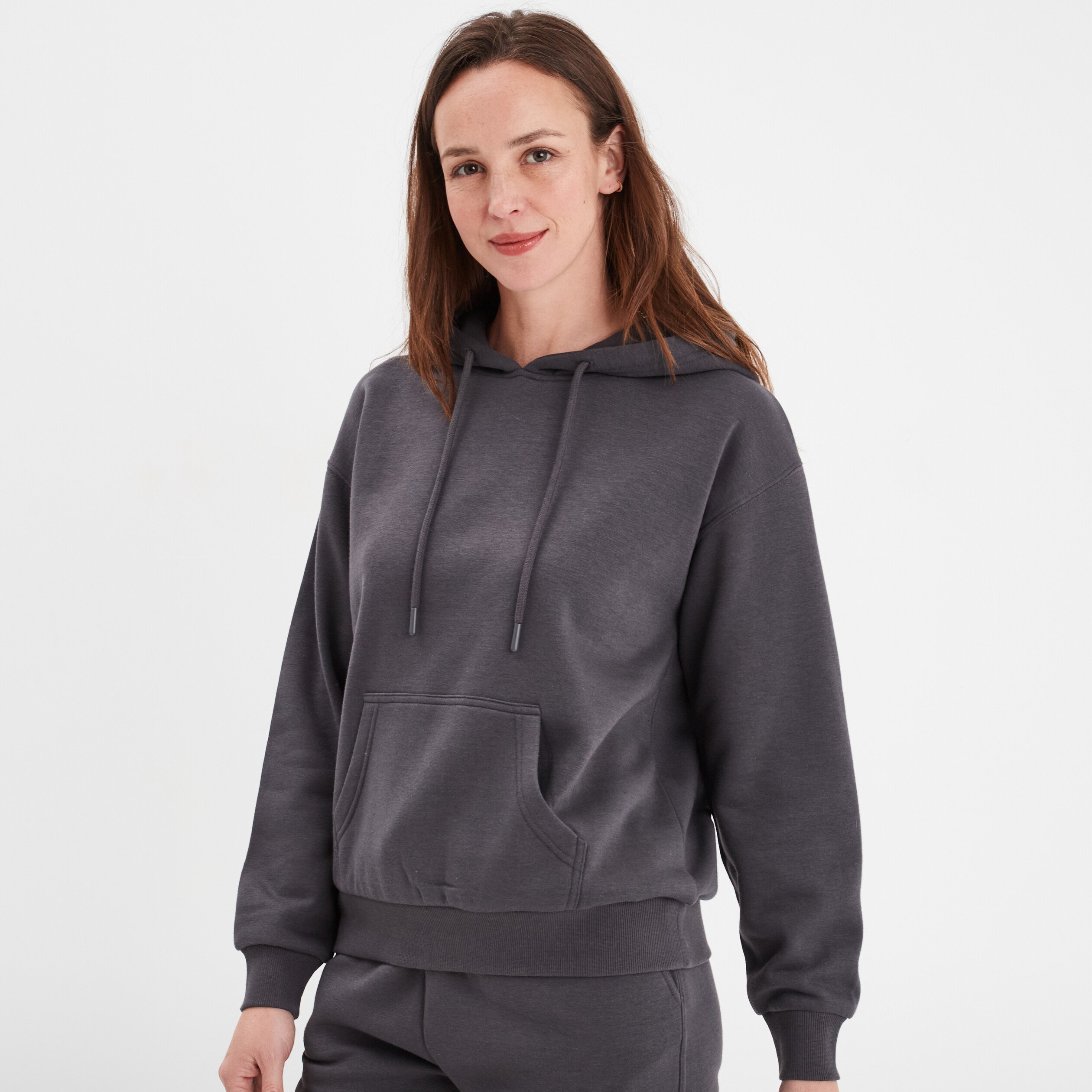 Sweat a capuche fashion molleton femme