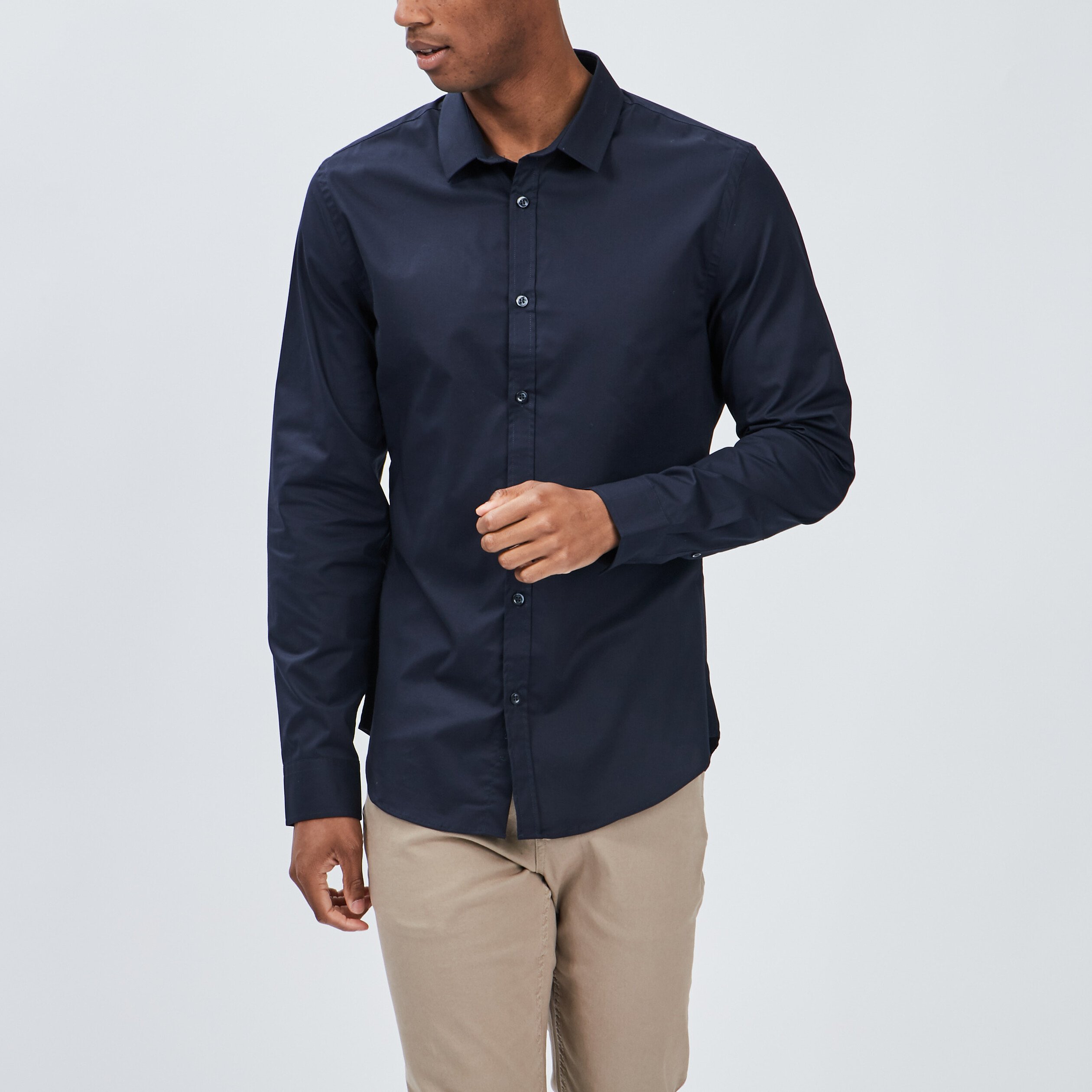 Chemise de nuit bleu marine best sale