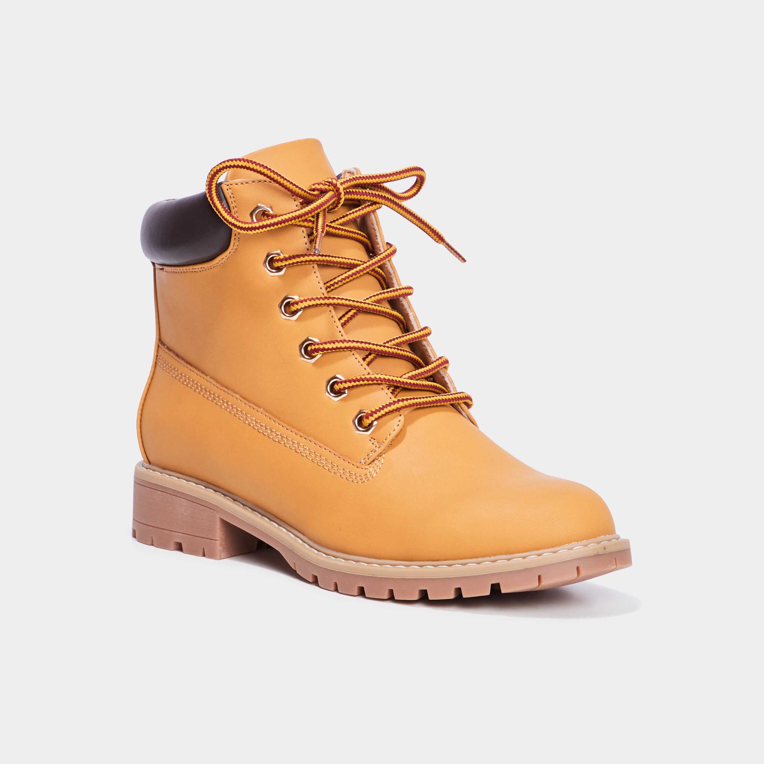 Bottines jaune moutarde on sale