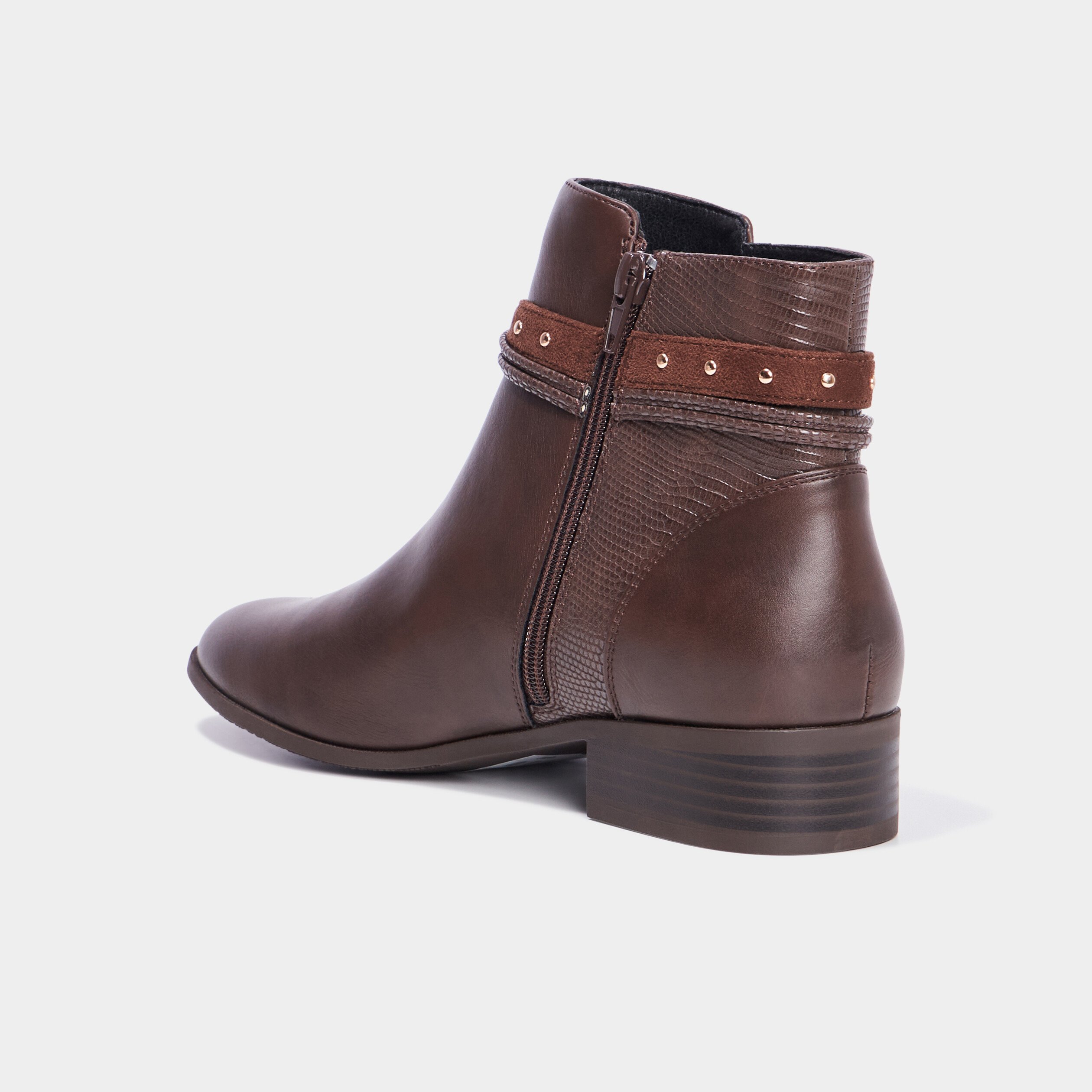 Bottines talon plat femme deals