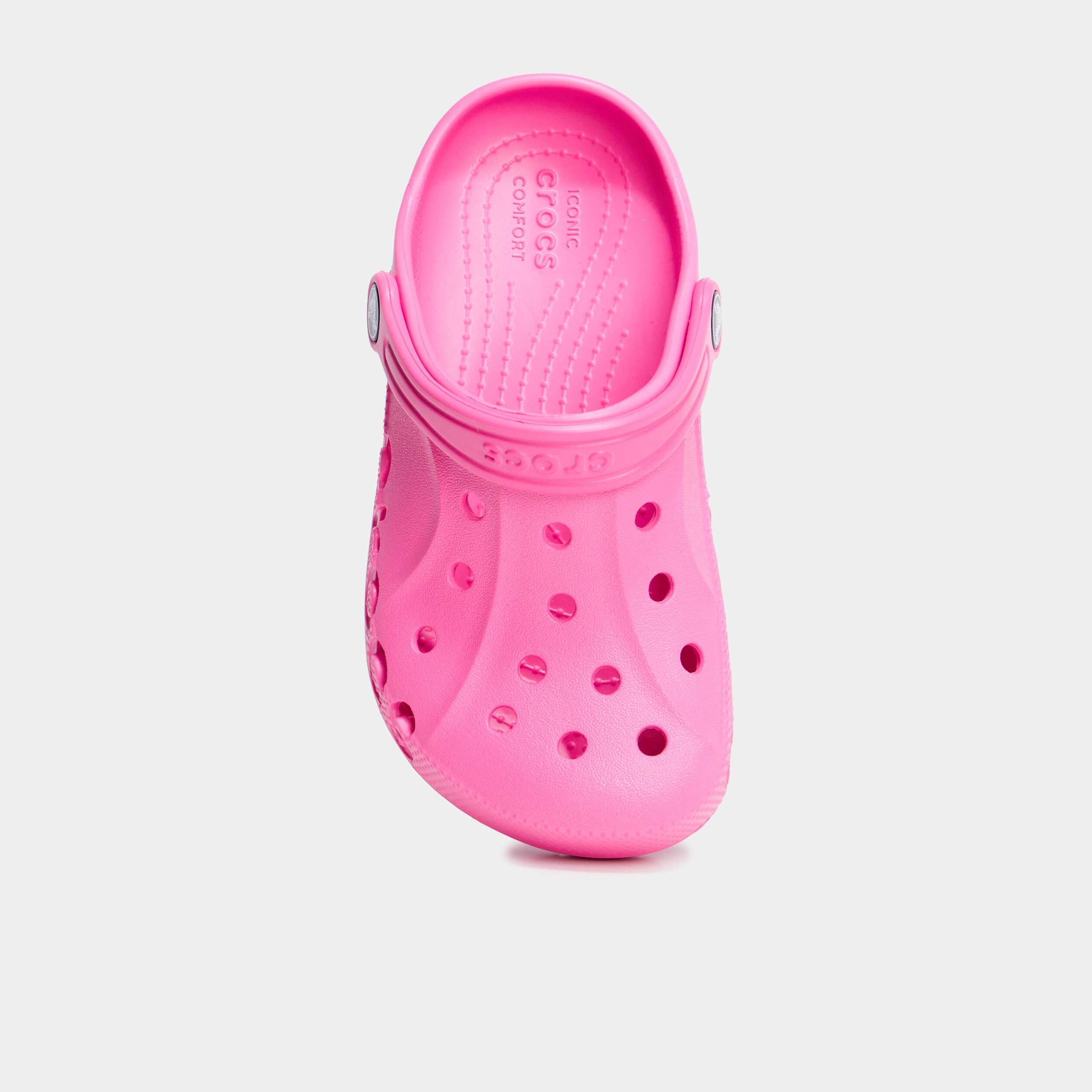 Sabots de plage Crocs rose fluo fille